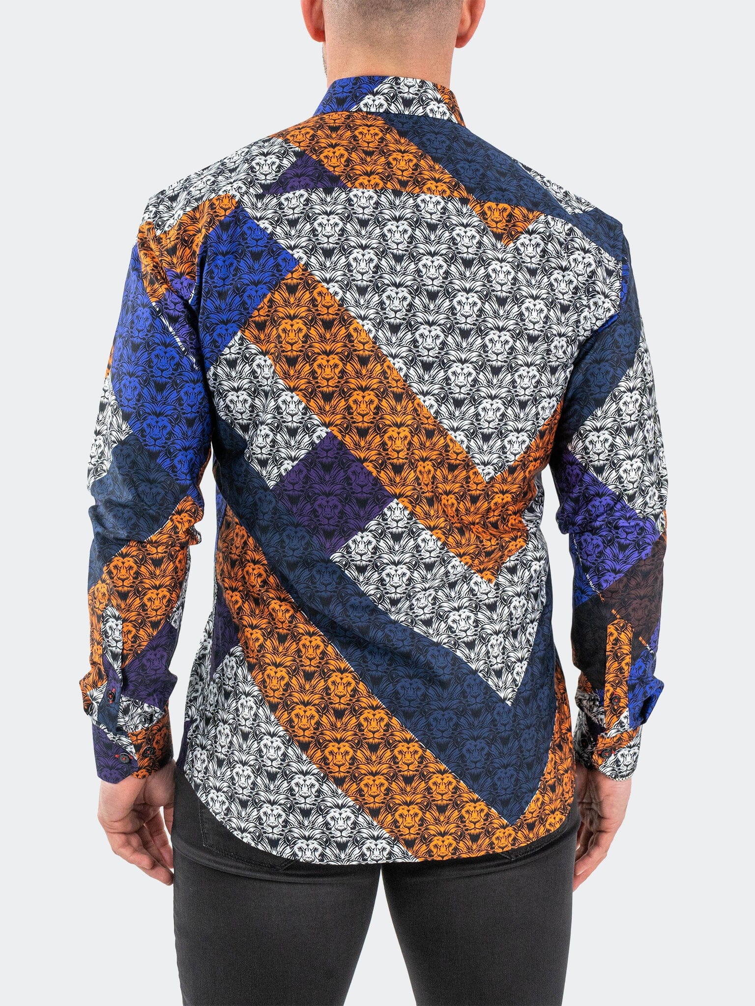 Fibonacci AfroLion Diagonal Shirt