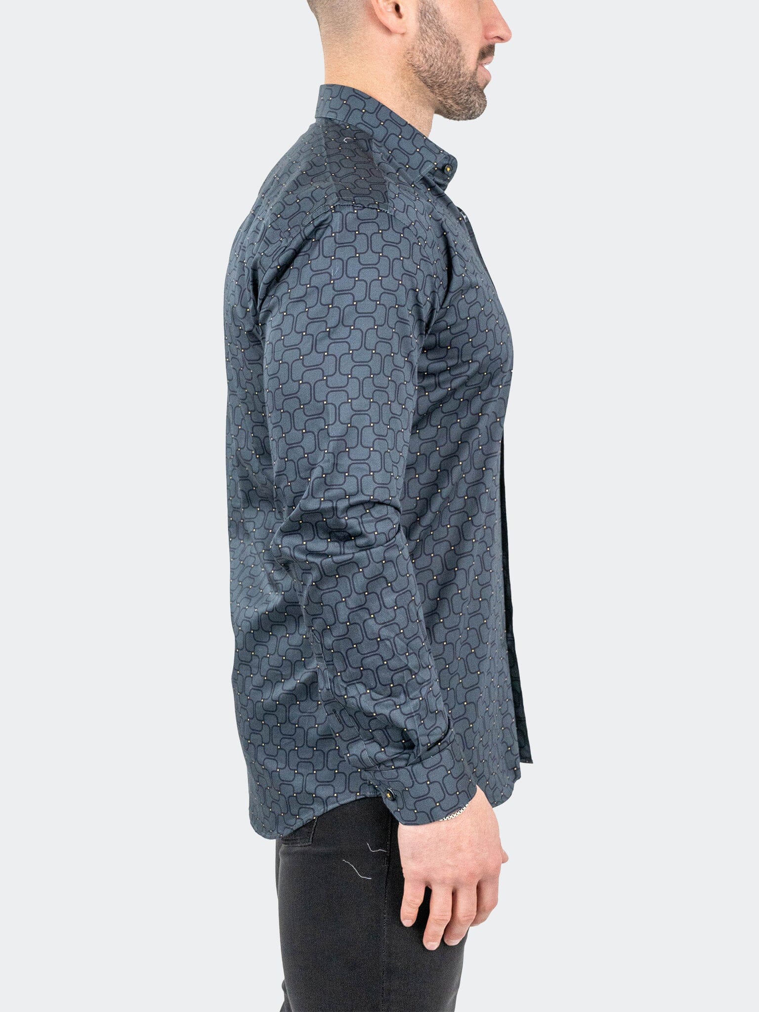 Battleship Grey Dress Shirt