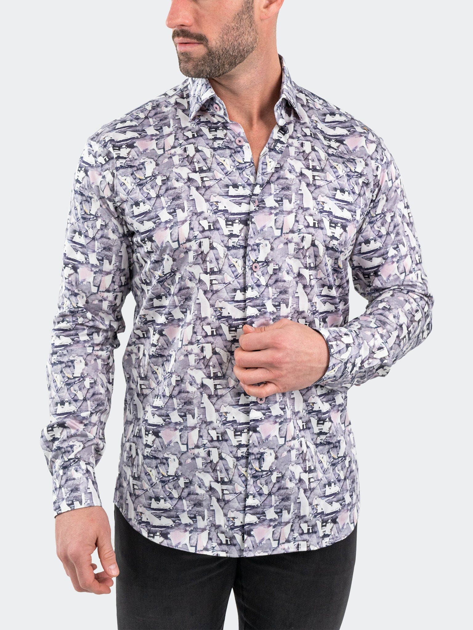 Fibonacci Birch White Shirt