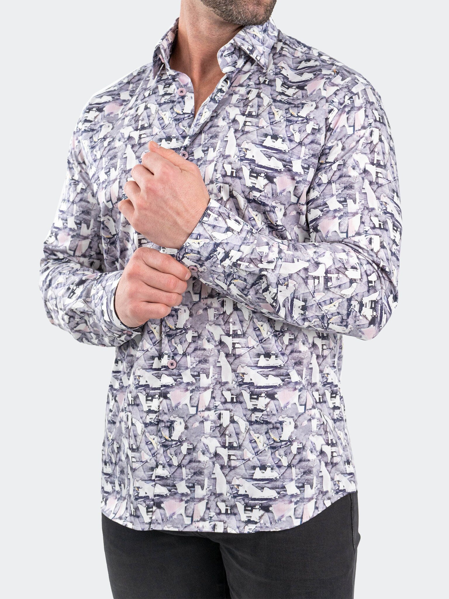 Fibonacci Birch White Shirt