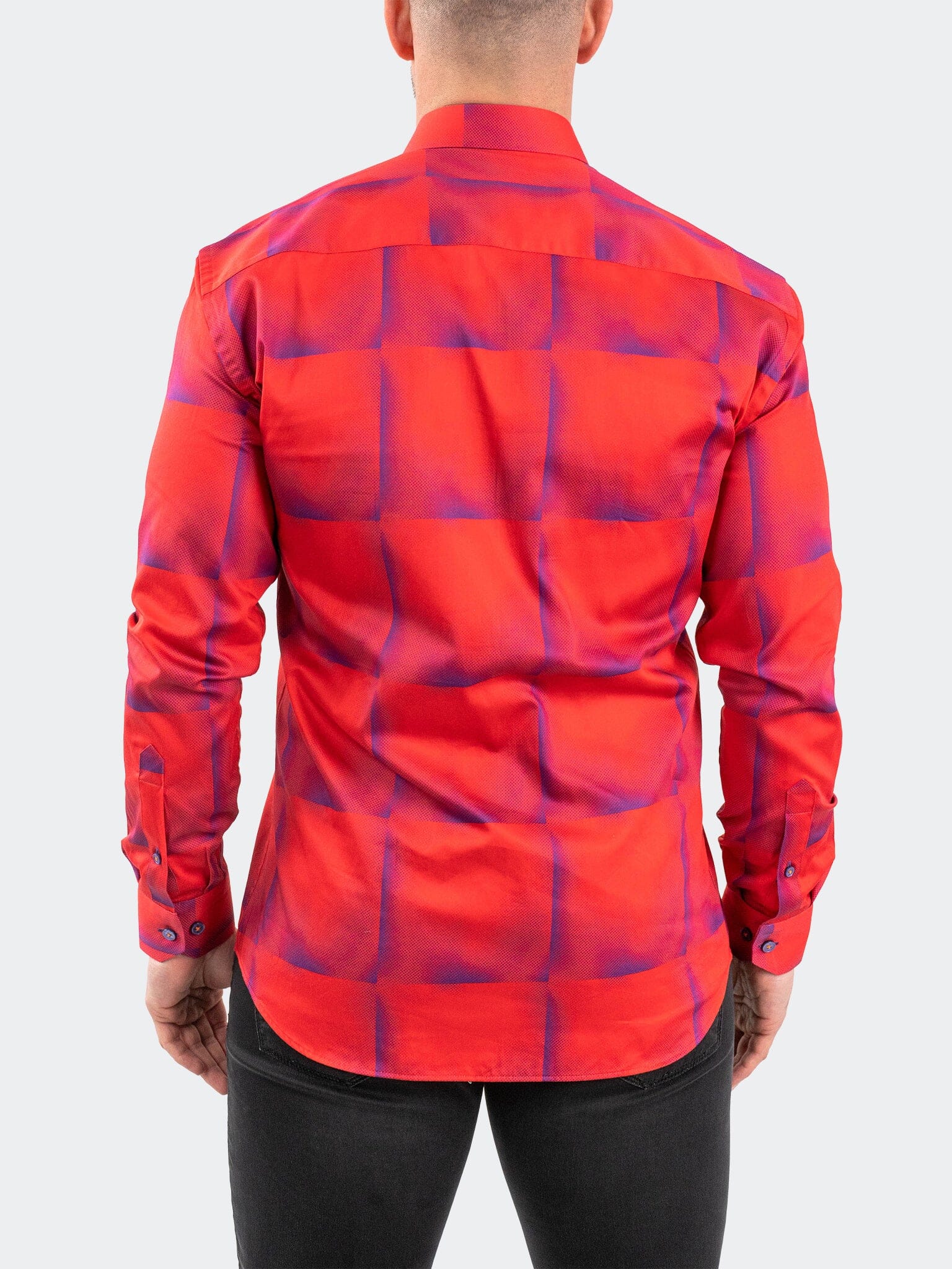 Fibonacci BlueTiles Red Shirt