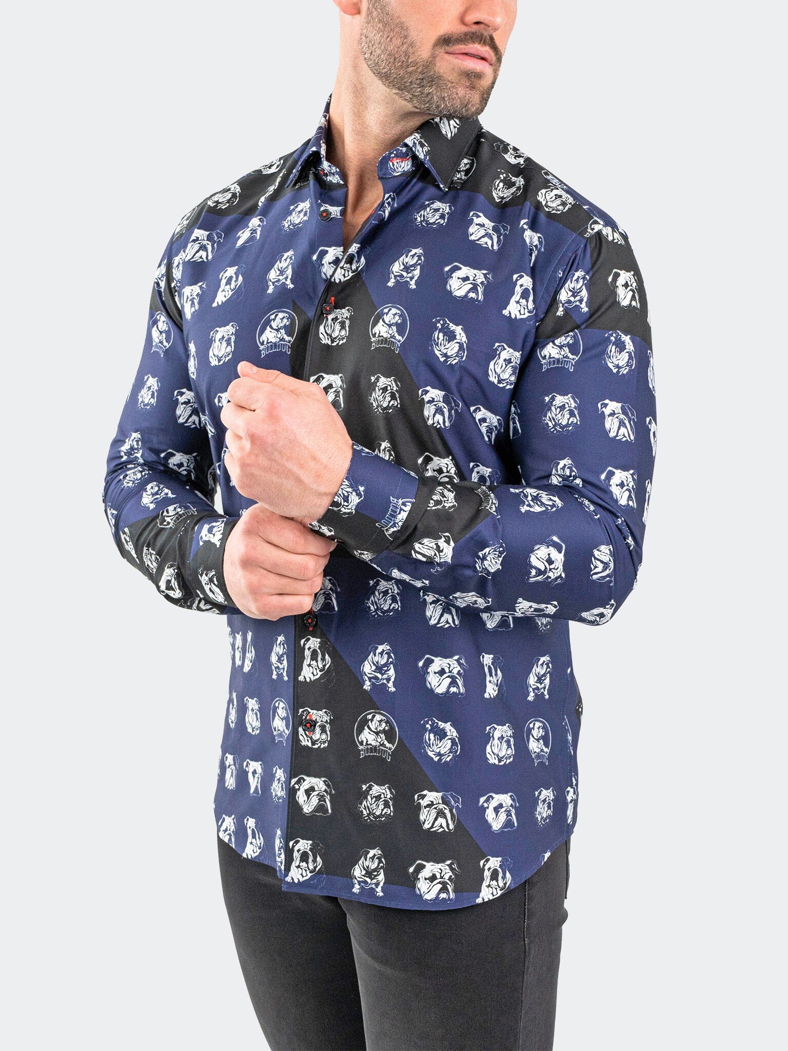 Fibonacci BullDog Navy Shirt