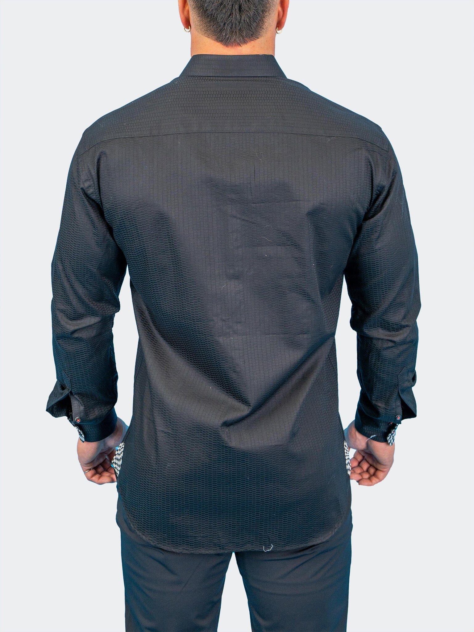 Eins Check BLK