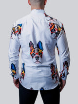 Fibonacci Frenchie Frame White View-7