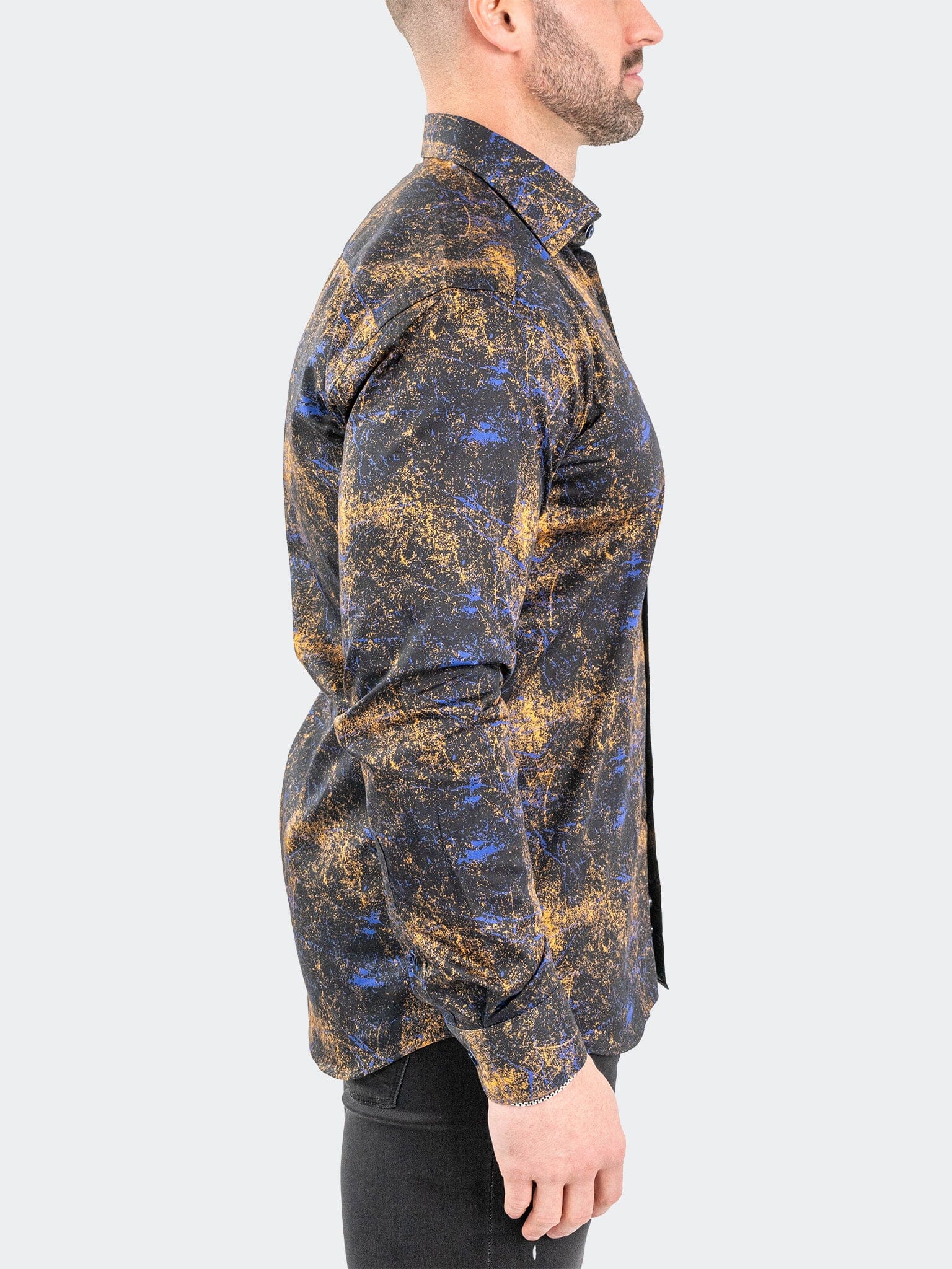 Fibonacci GalaxySplash Black Shirt