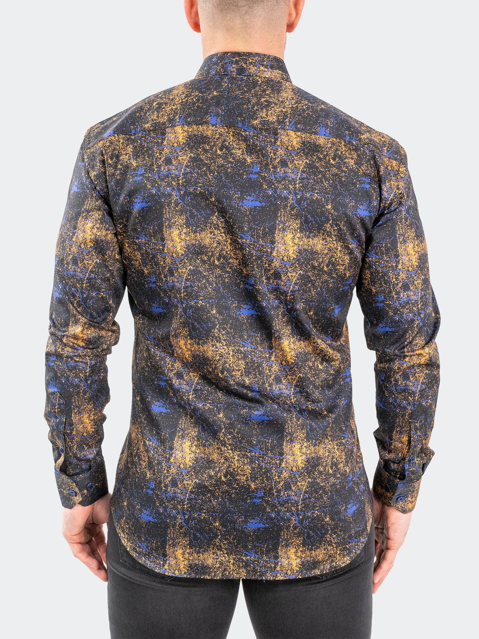 Fibonacci GalaxySplash Black Shirt