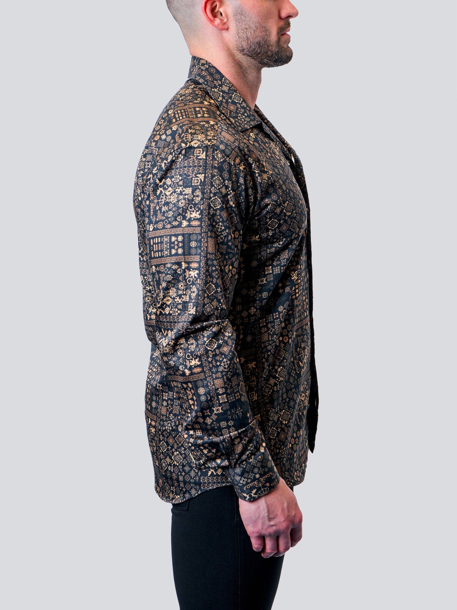 Fibonacci Gold Crown BLK