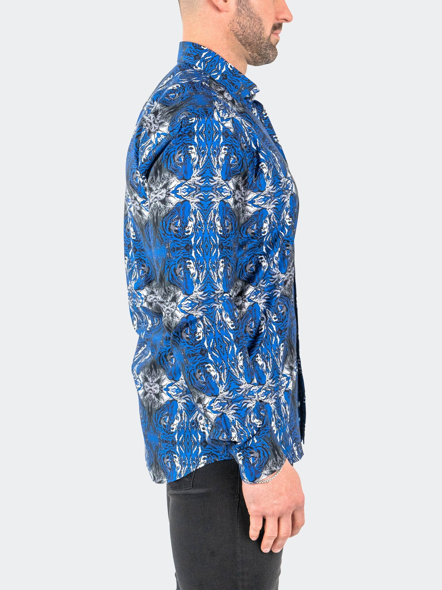Fibonacci HiddenTiger Blue Shirt