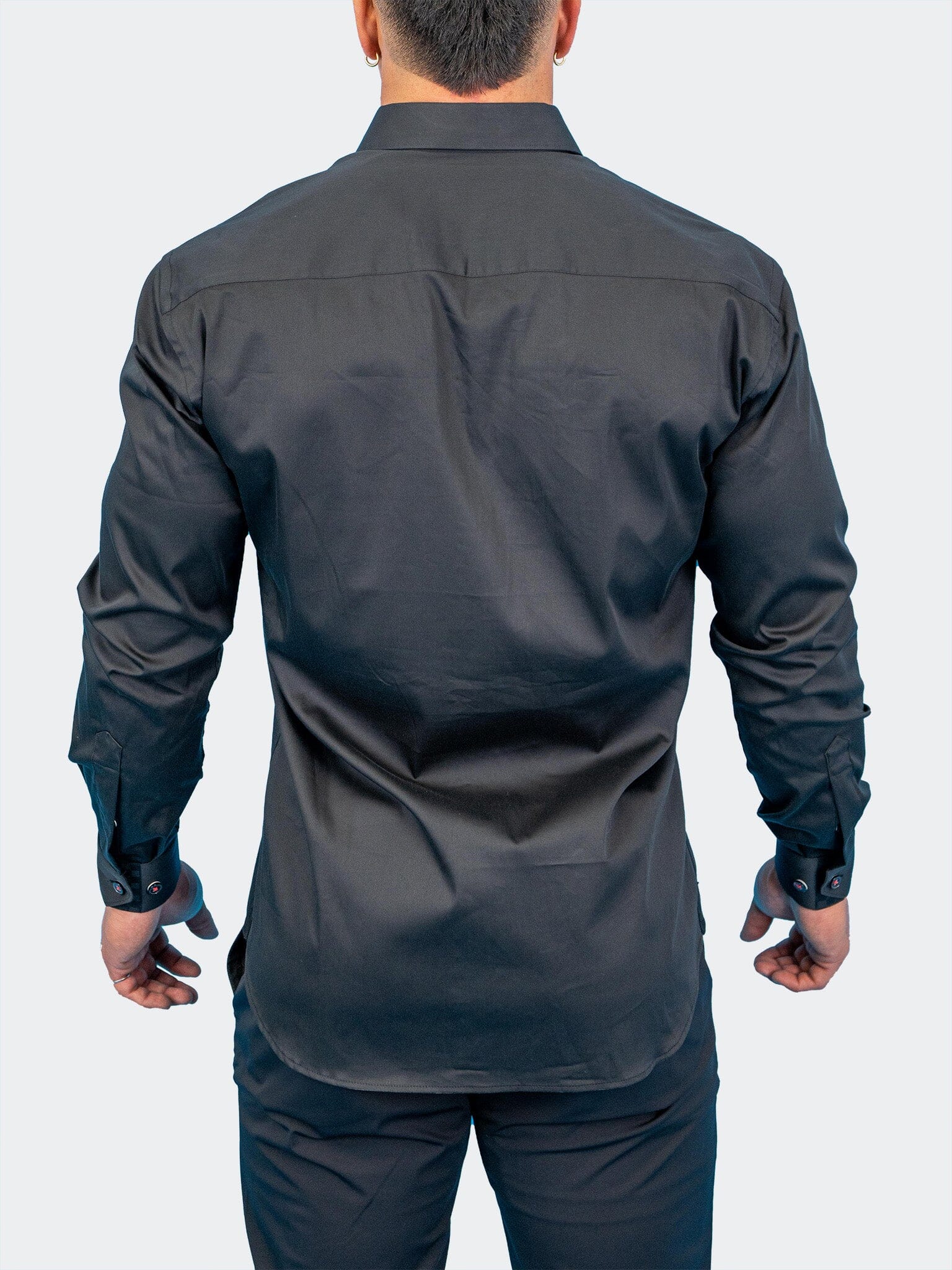 JacqCuff Black Dress Shirt