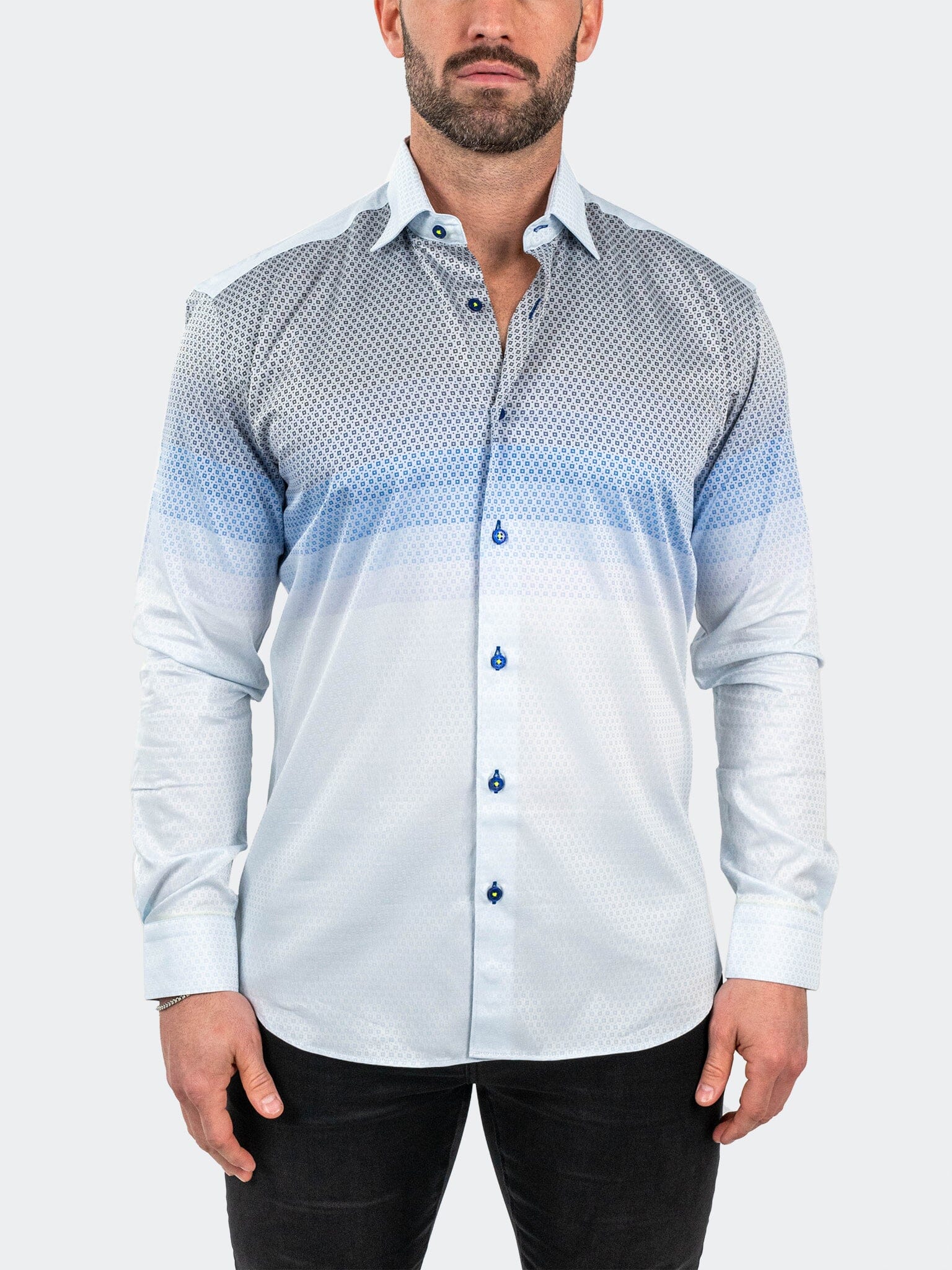 Fibonacci JacqDegrade Blue Shirt