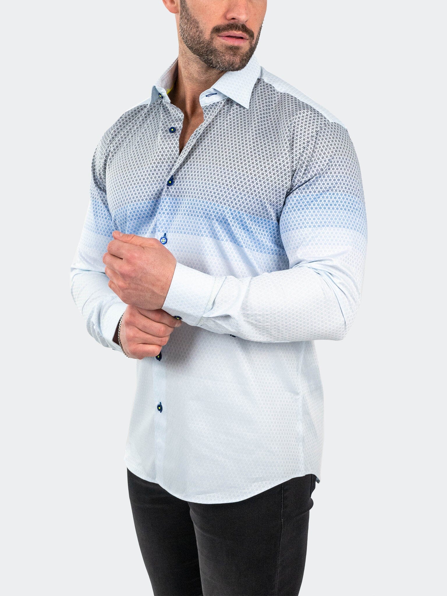 Fibonacci JacqDegrade Blue Shirt