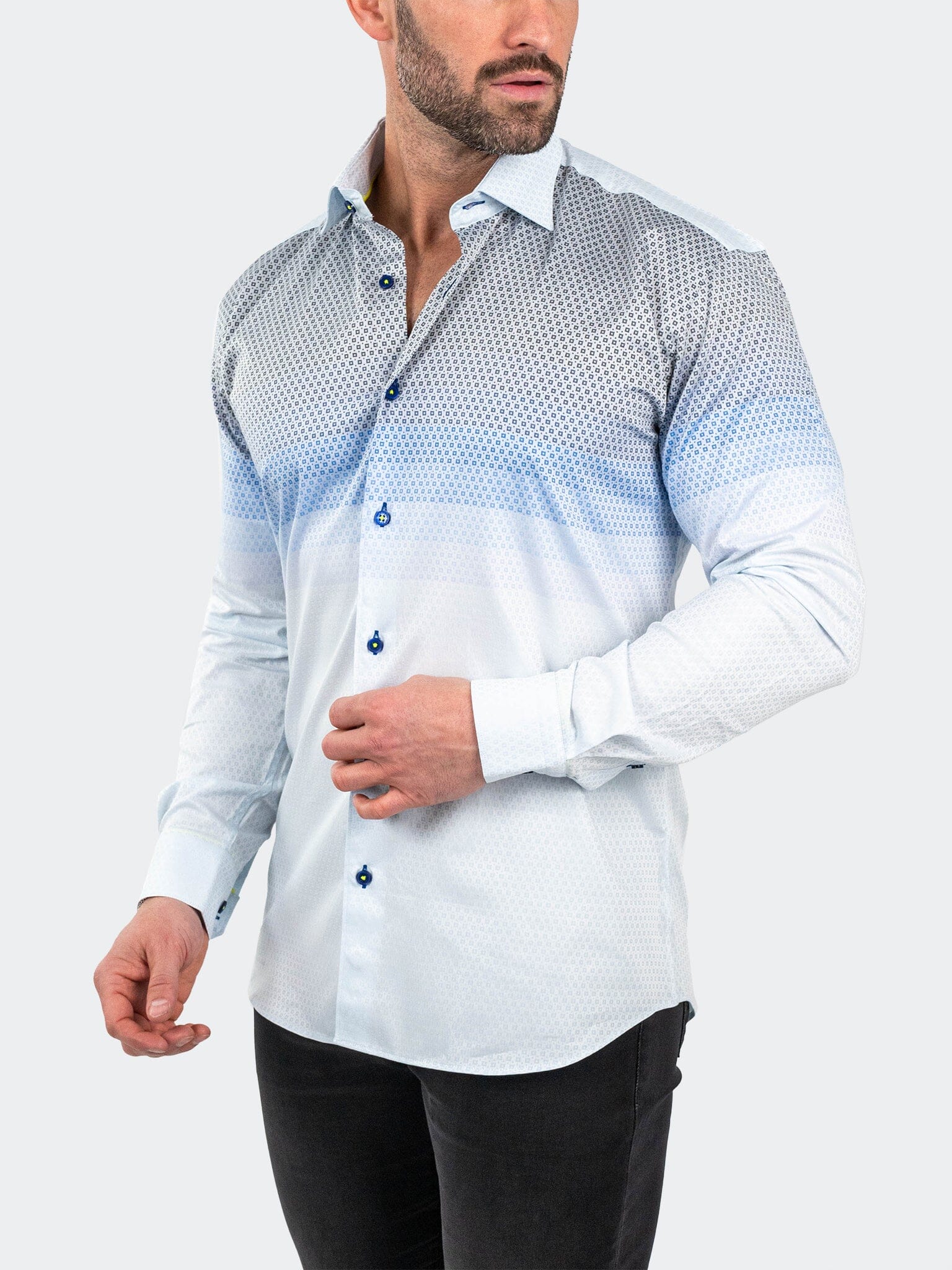 Fibonacci JacqDegrade Blue Shirt