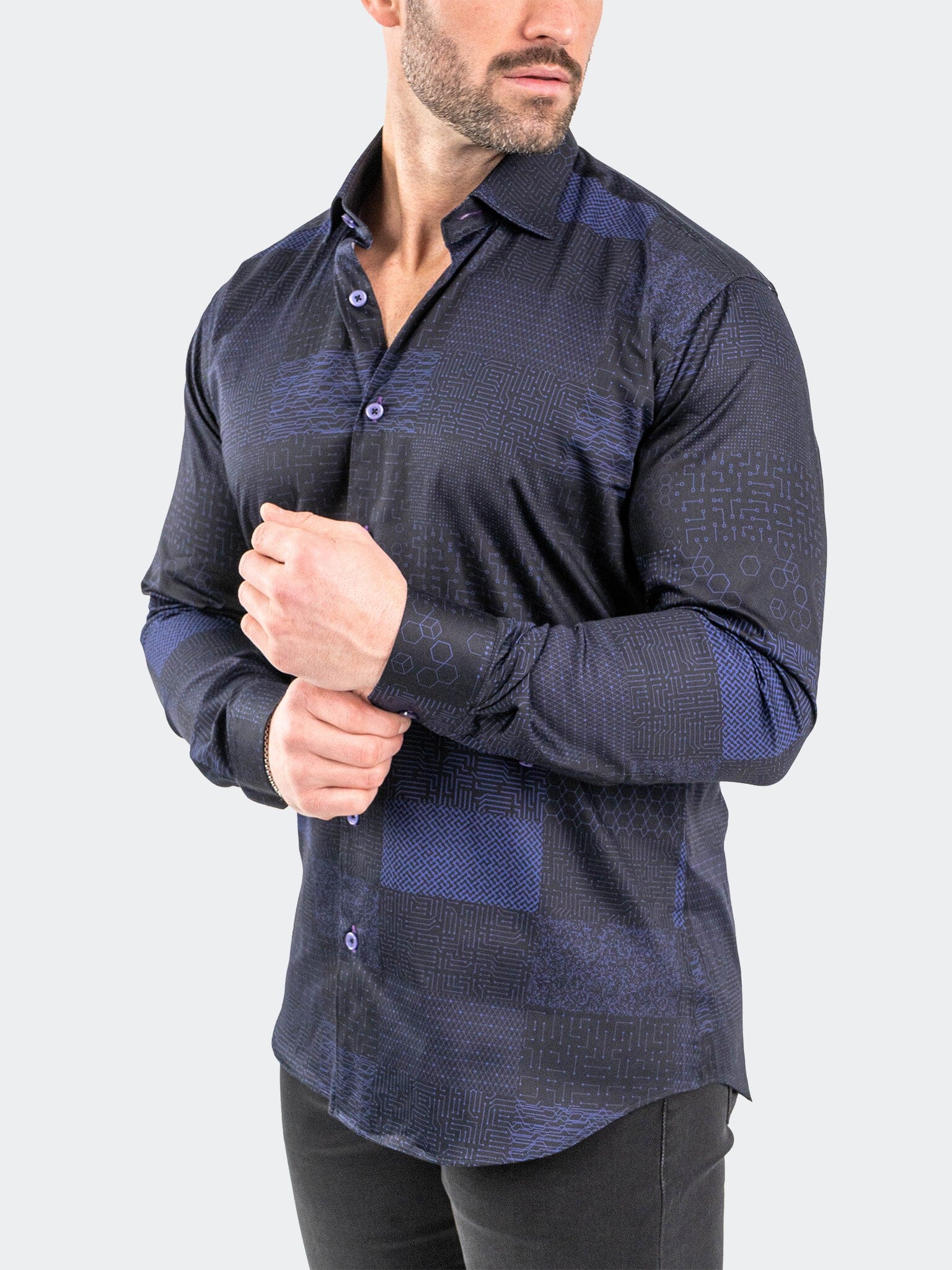 Fibonacci Metaversee Black Shirt