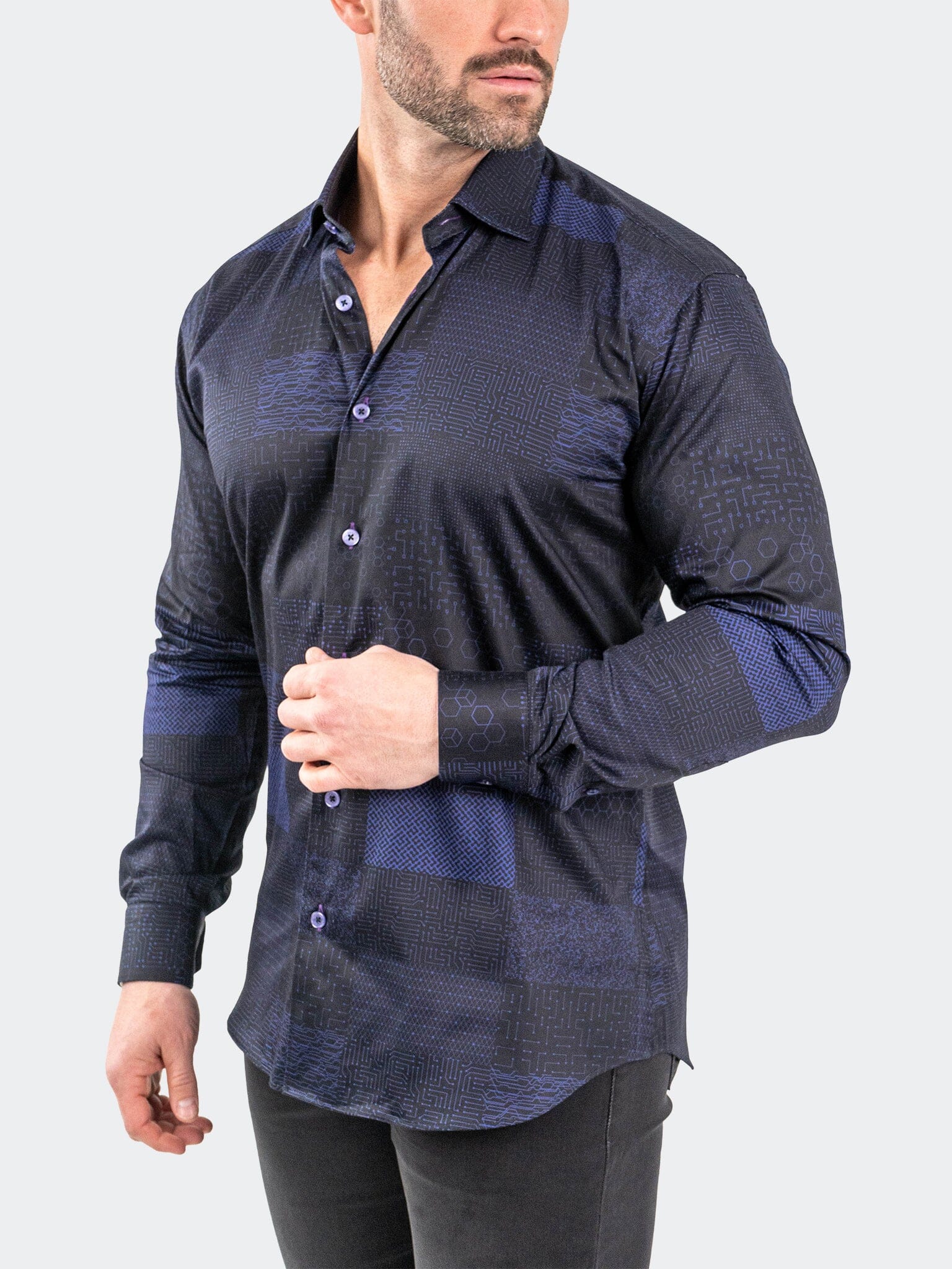 Fibonacci Metaversee Black Shirt
