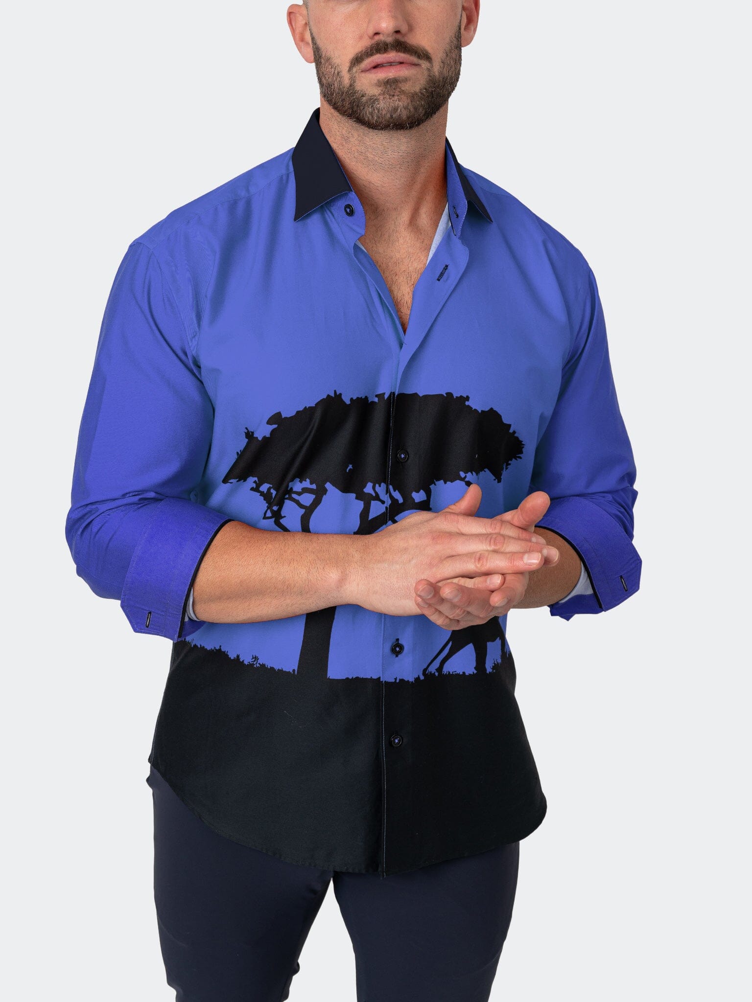 Fibonacci Mufasa Blue Shirt