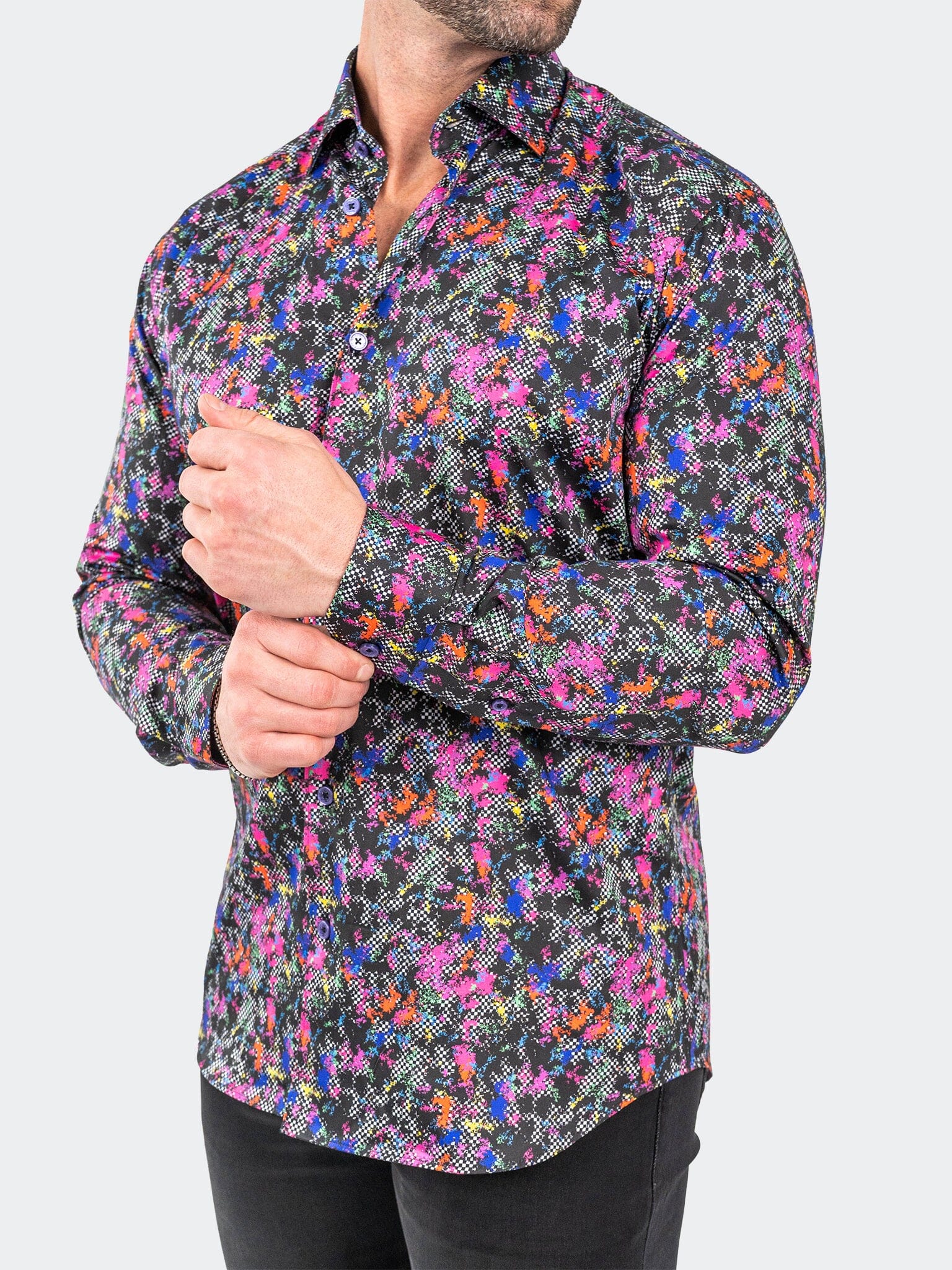 Fibonacci Nineties Black Shirt
