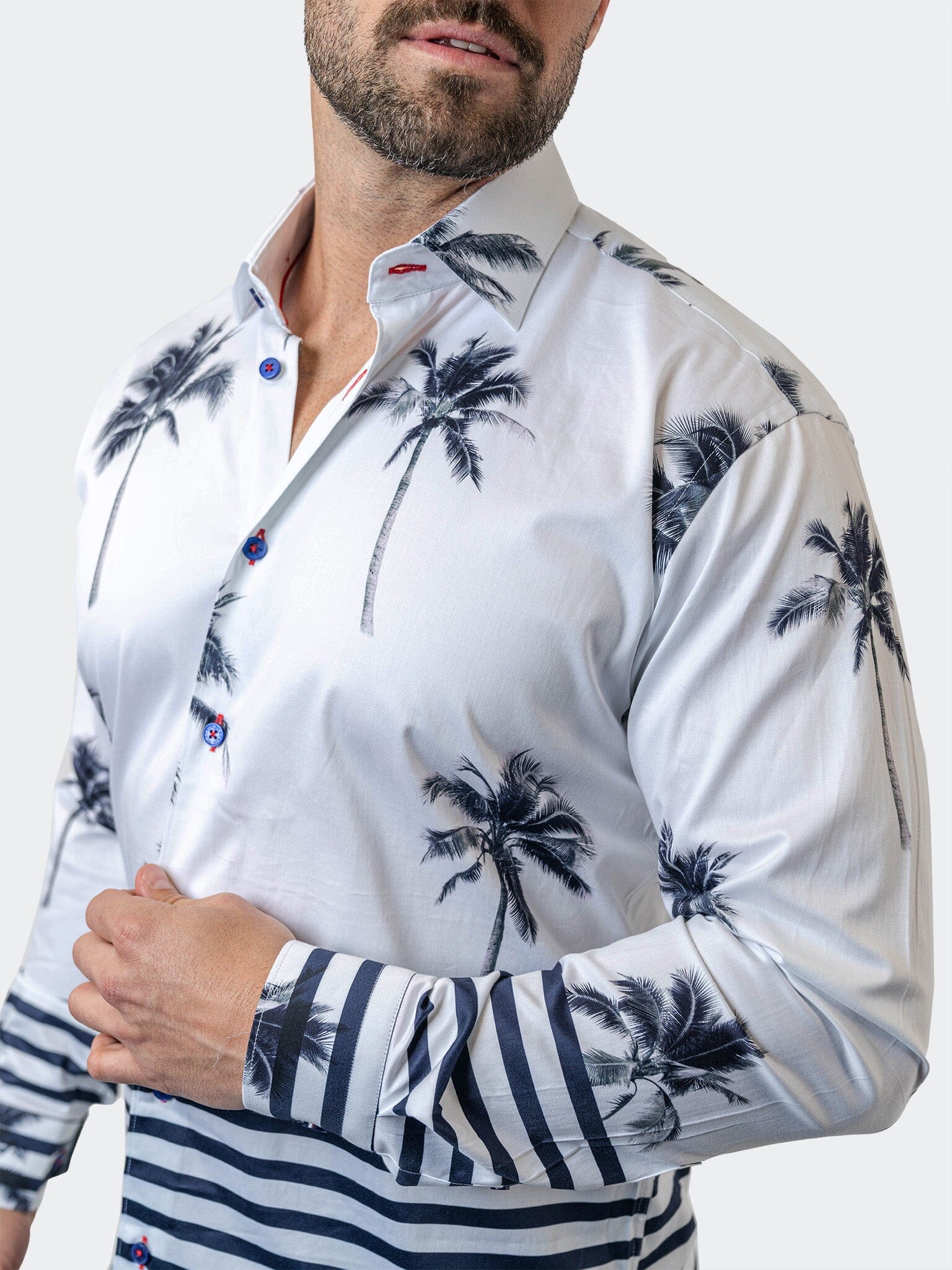 Fibonacci NuitPalm White Shirt