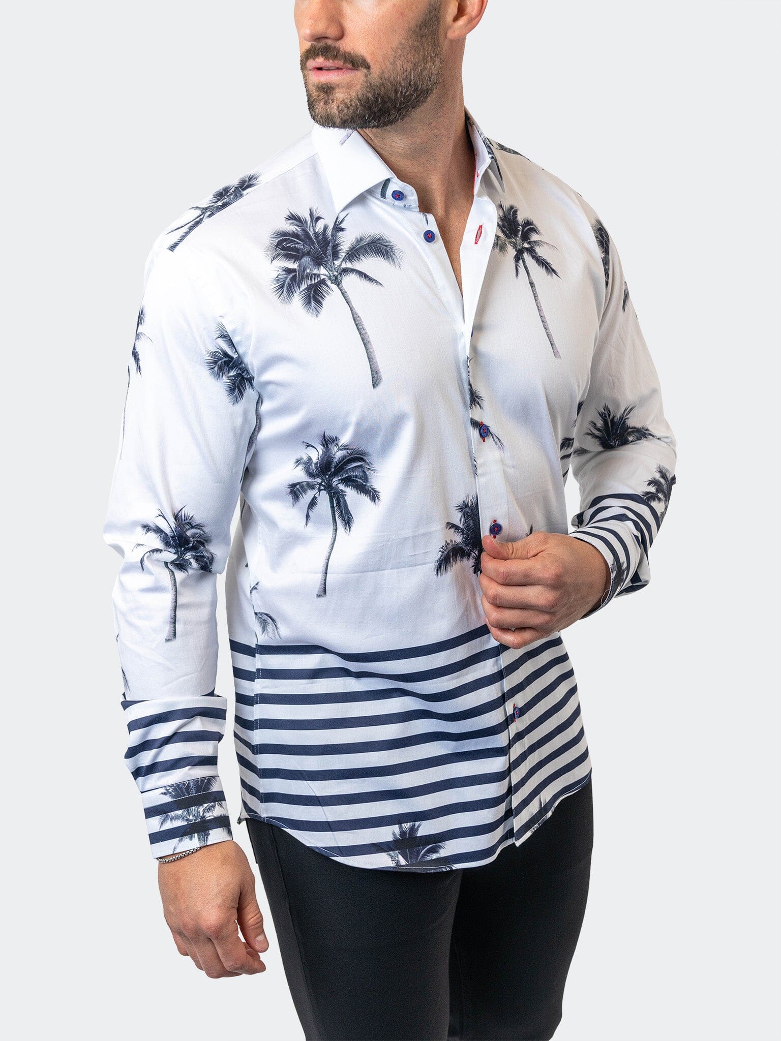 Fibonacci NuitPalm White Shirt