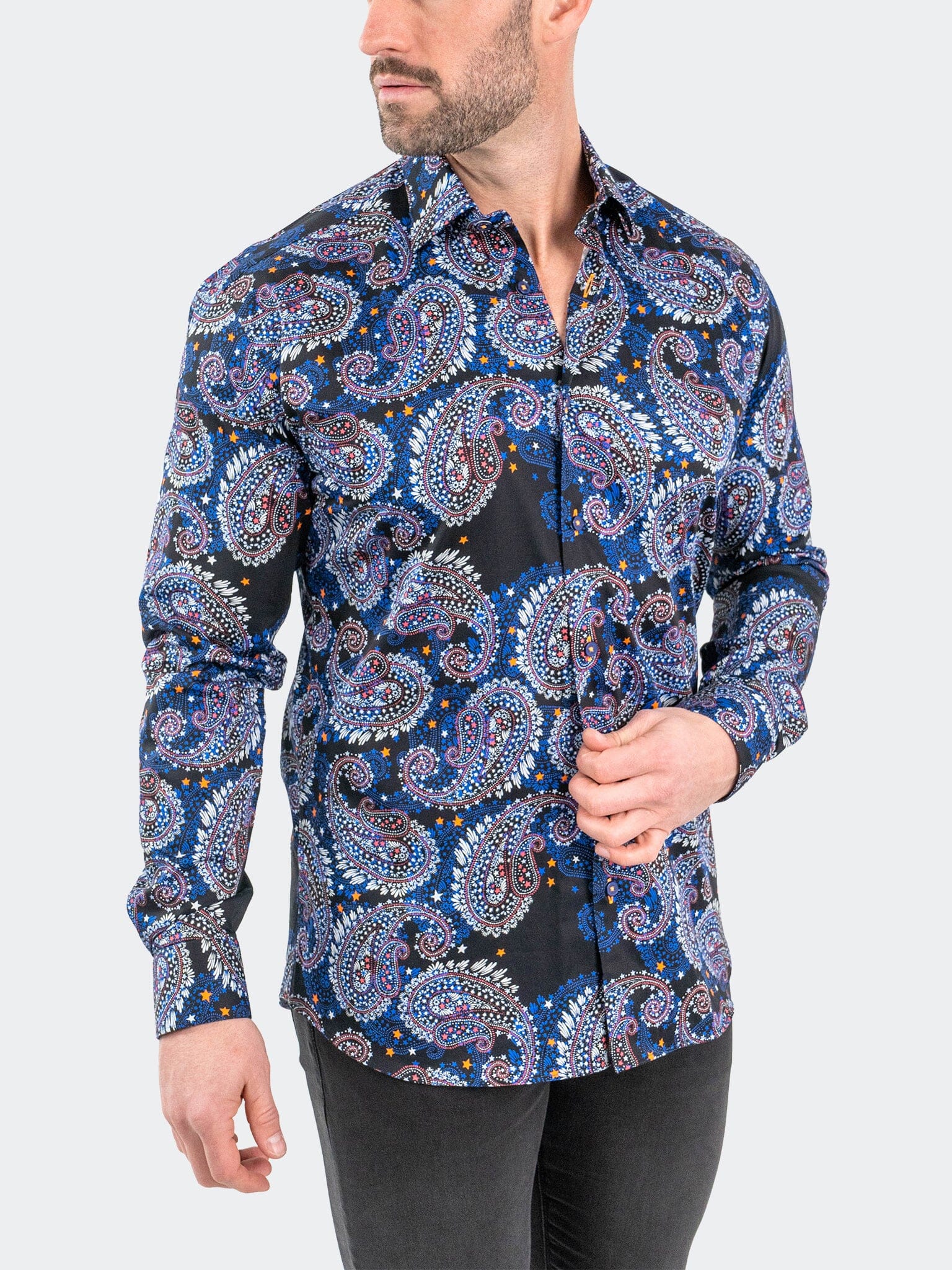 Fibonacci PaisleyStar Black