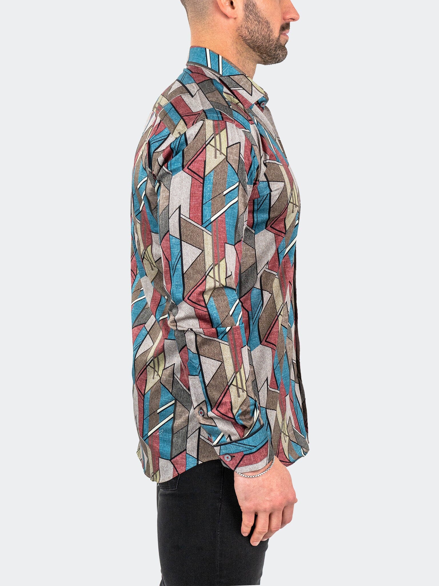 Picasso Brown Dress Shirt