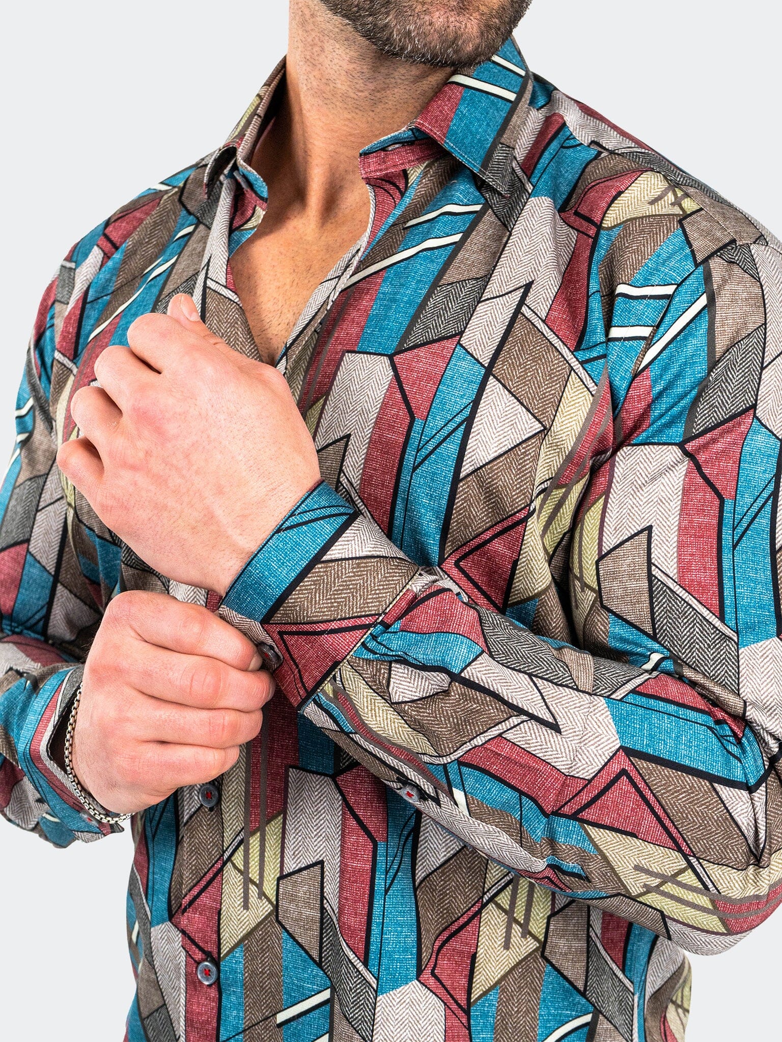 Picasso Brown Dress Shirt