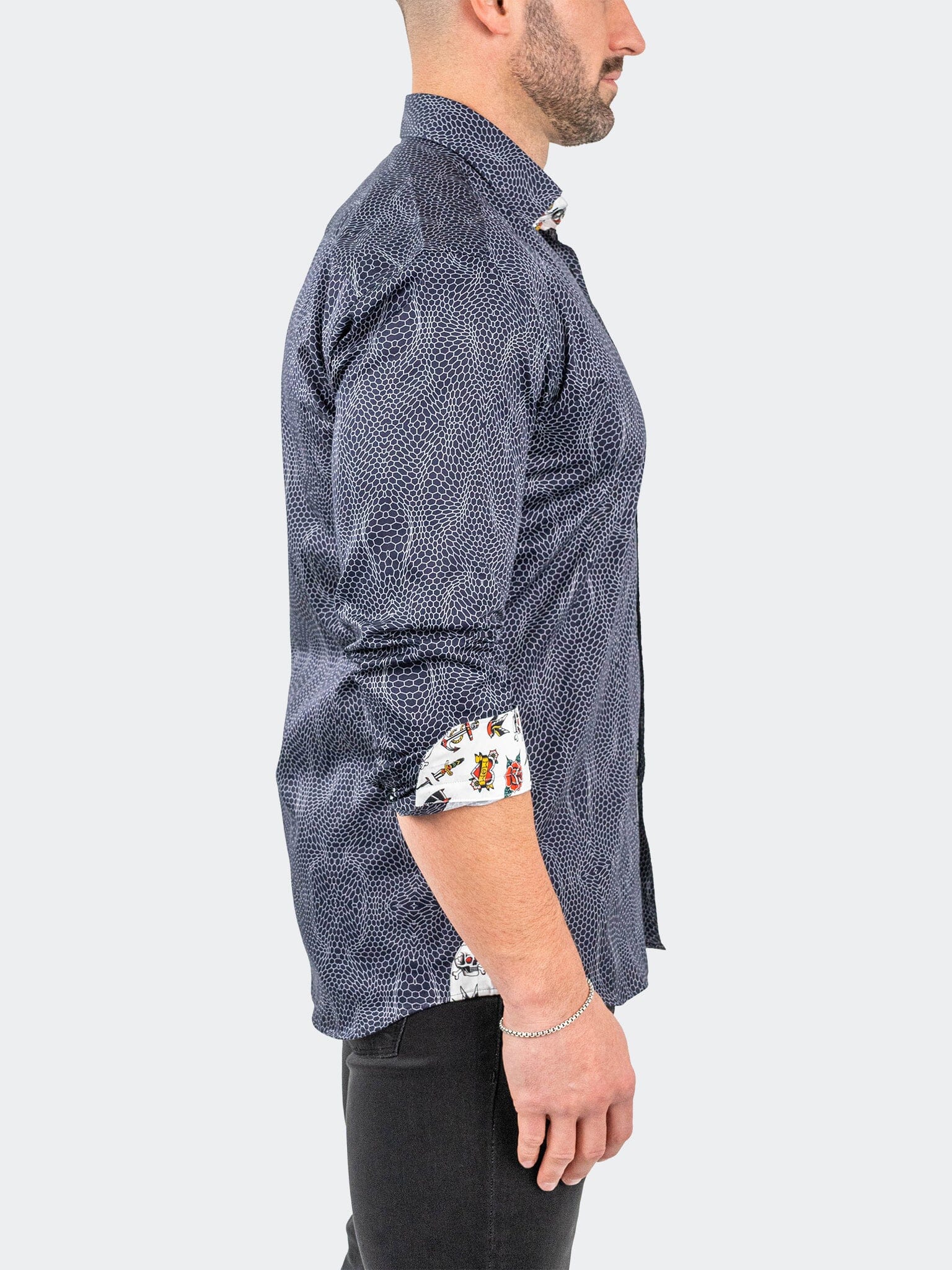Fibonacci PirateNet Navy Shirt
