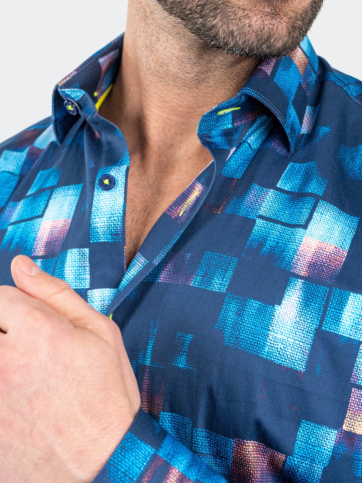 Fibonacci Sensored Blue Shirt