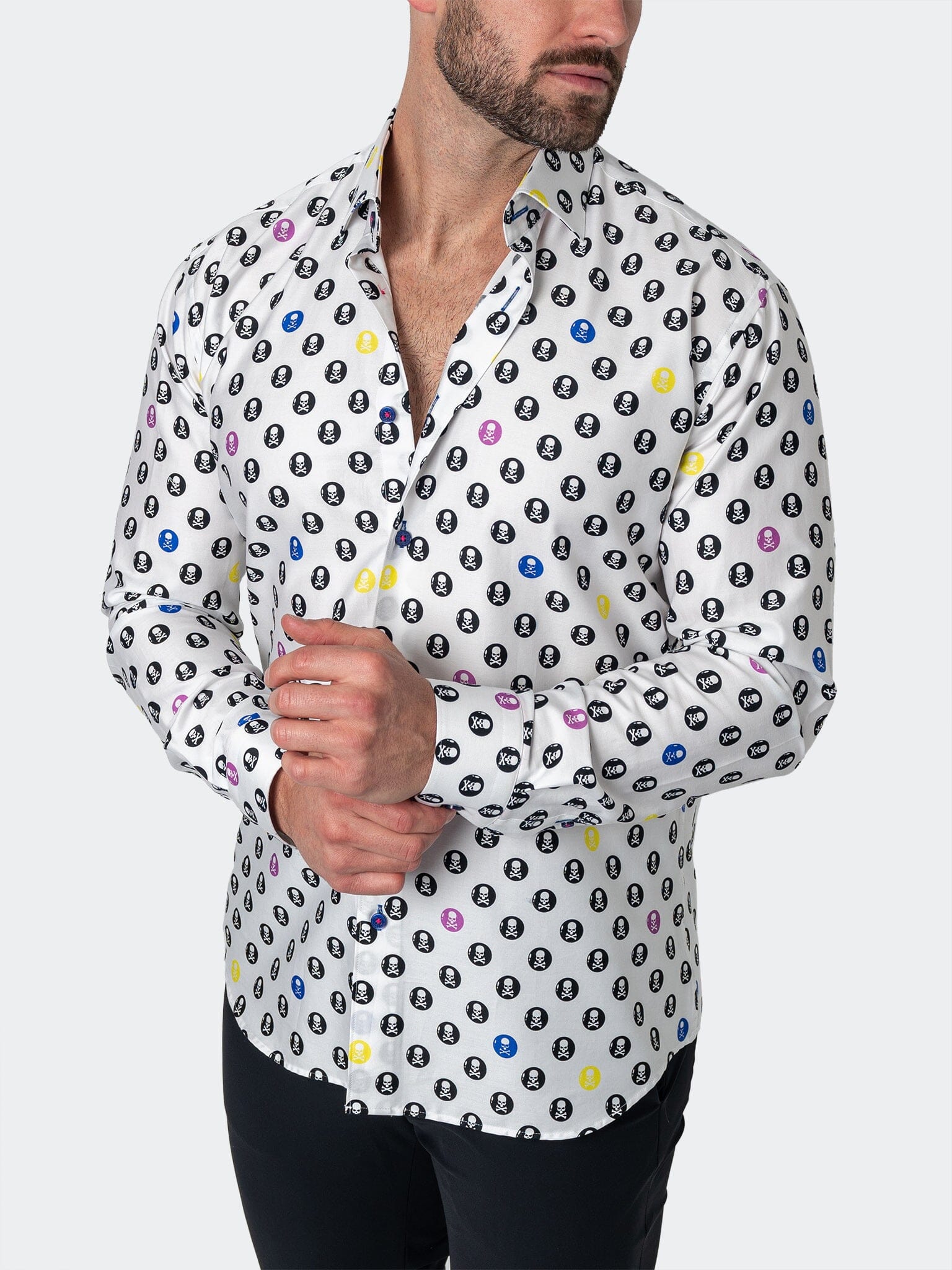 Fibonacci SkullCircle White Shirt