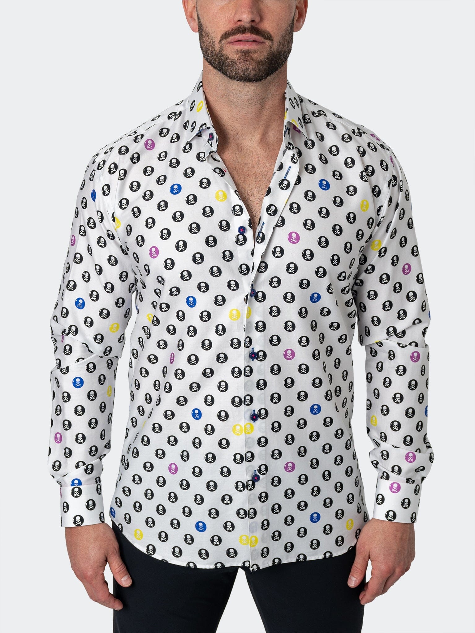 Fibonacci SkullCircle White Shirt