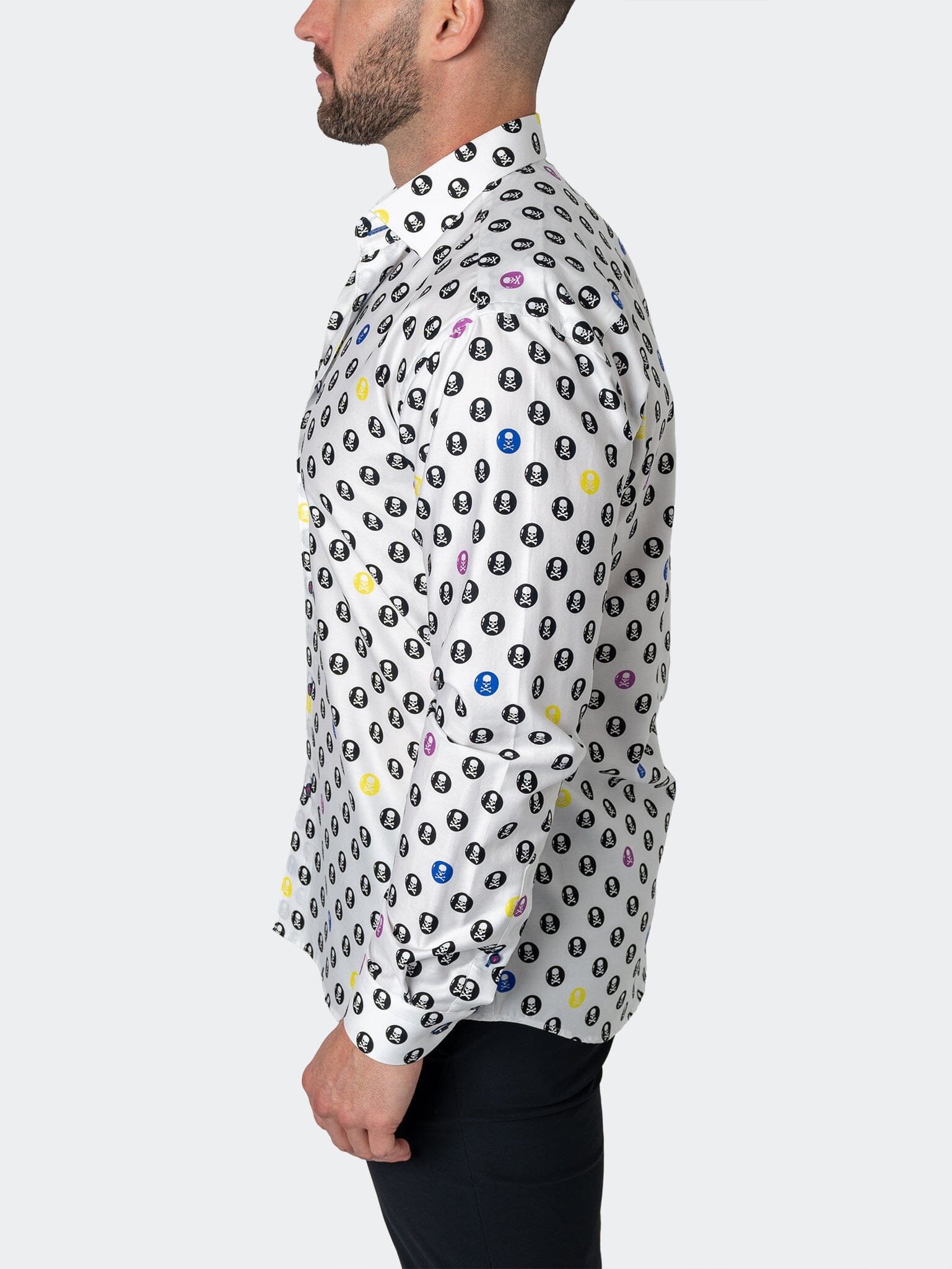 Fibonacci SkullCircle White Shirt