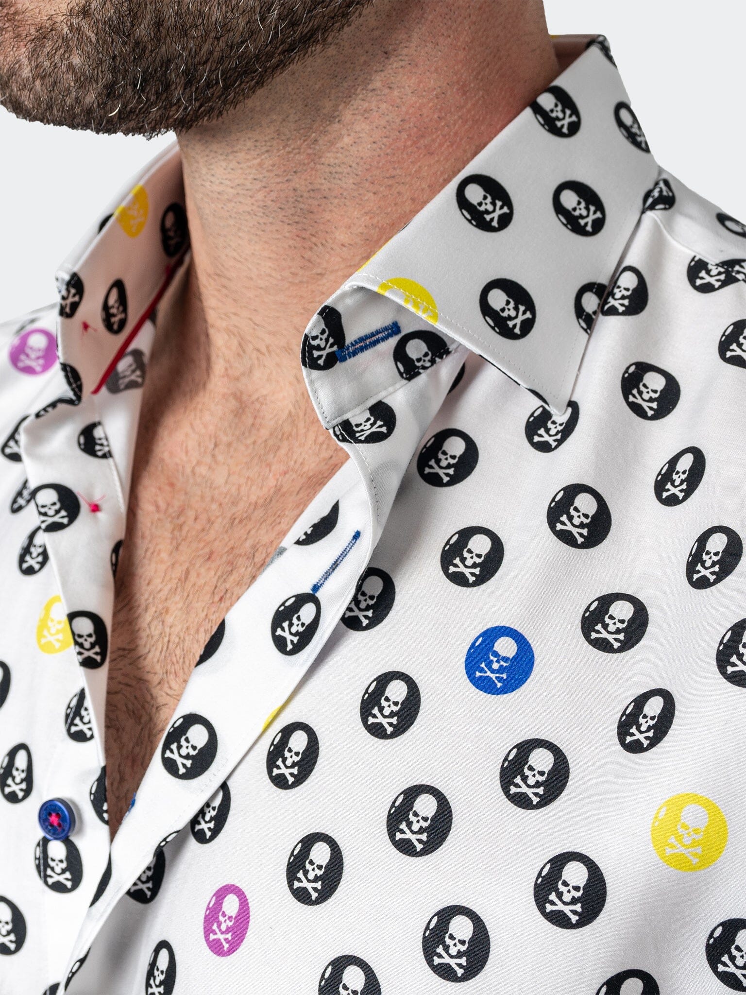 Fibonacci SkullCircle White Shirt
