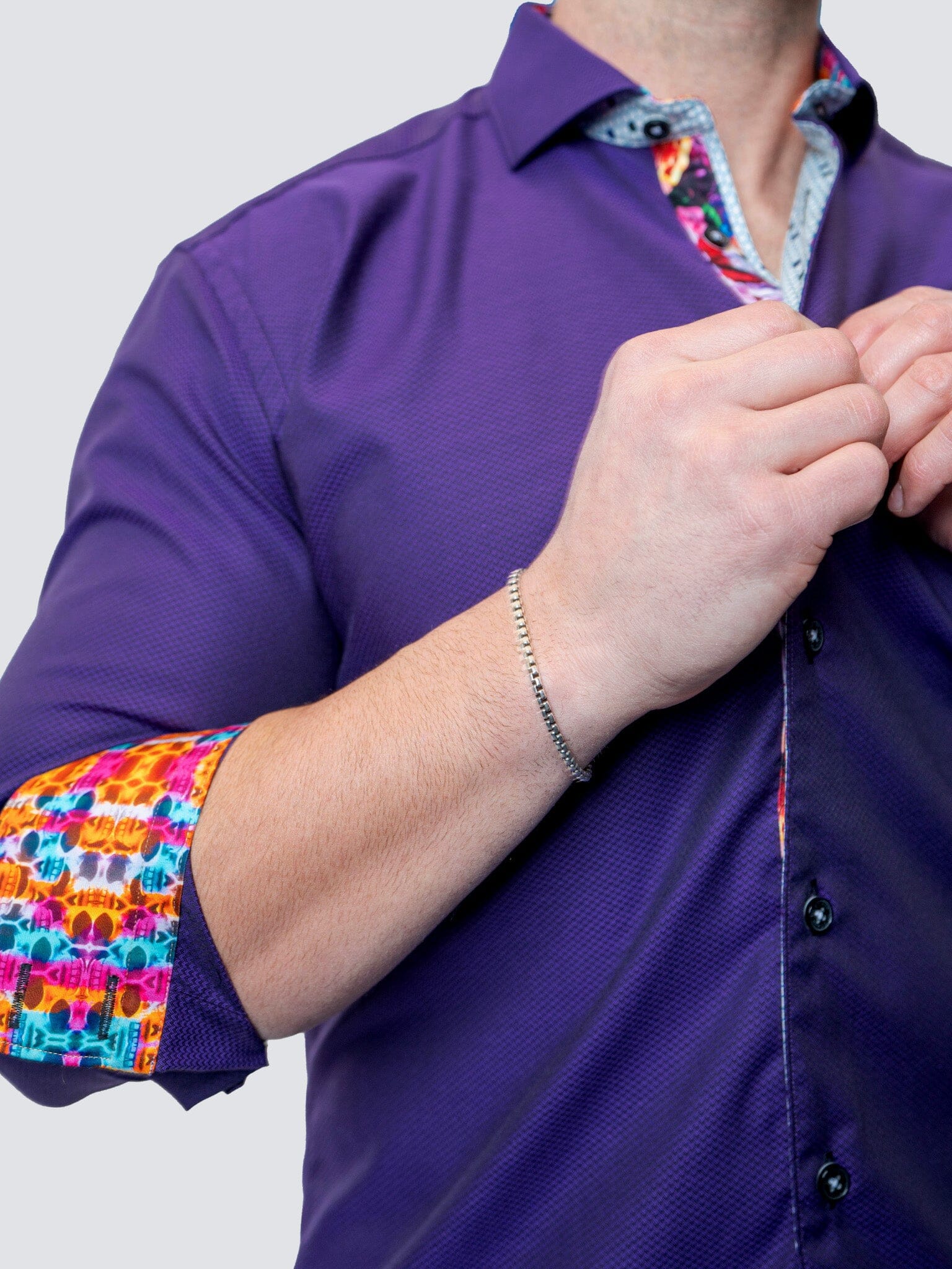 Fibonacci SkullCuff D Purple
