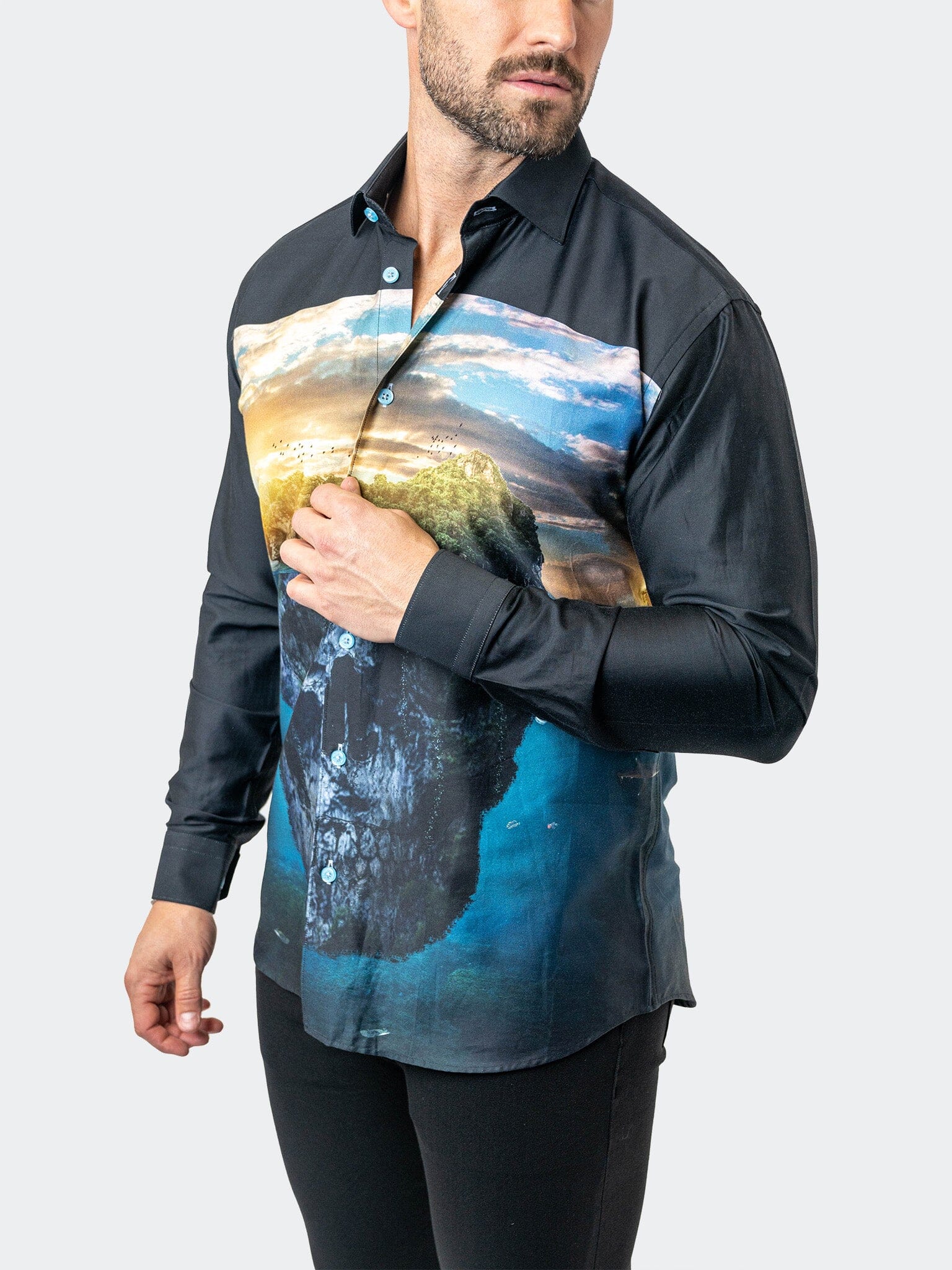 Fibonacci SkullIsland Black Shirt