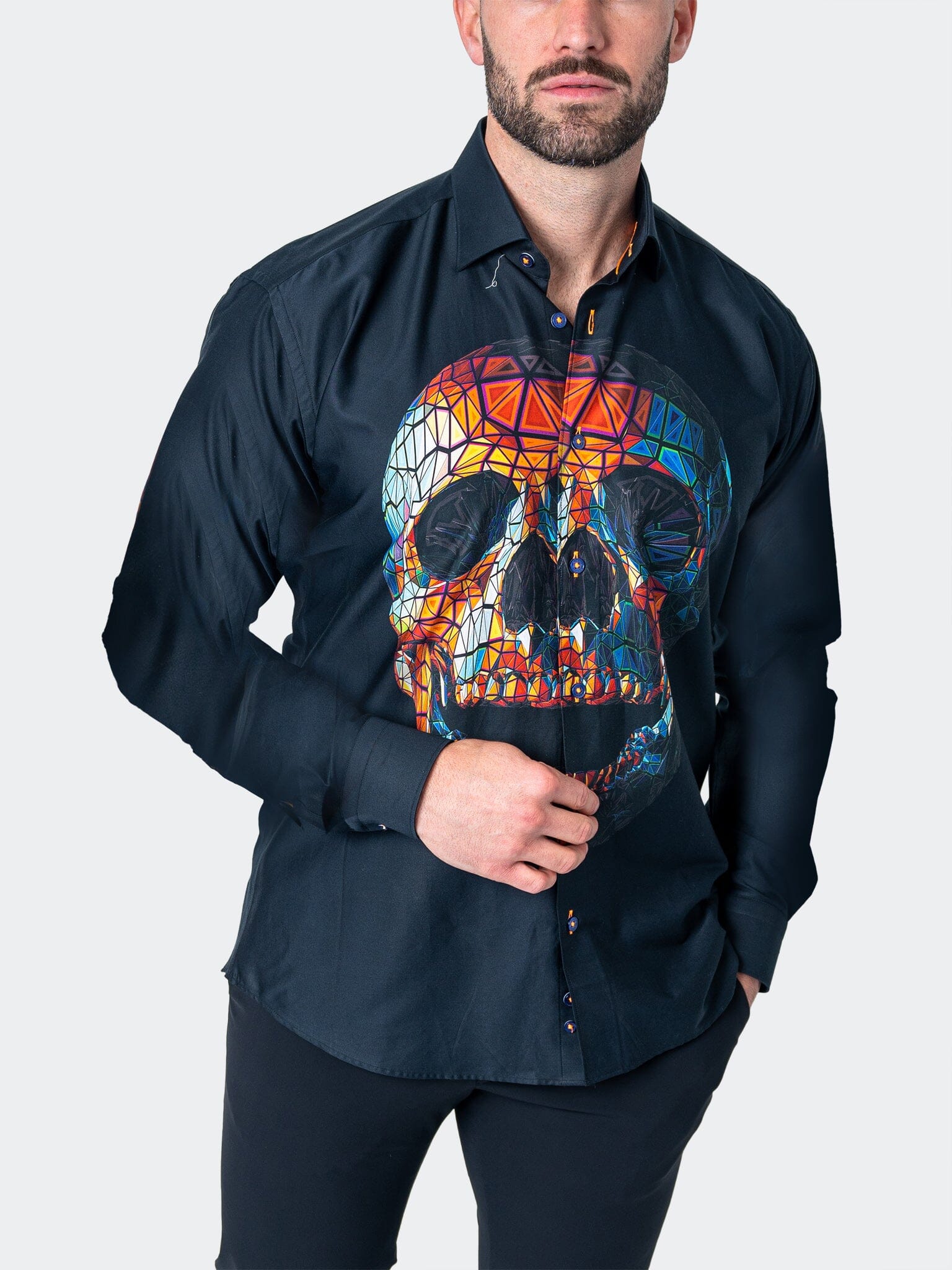 Fibonacci SkullPrizm Black Shirt