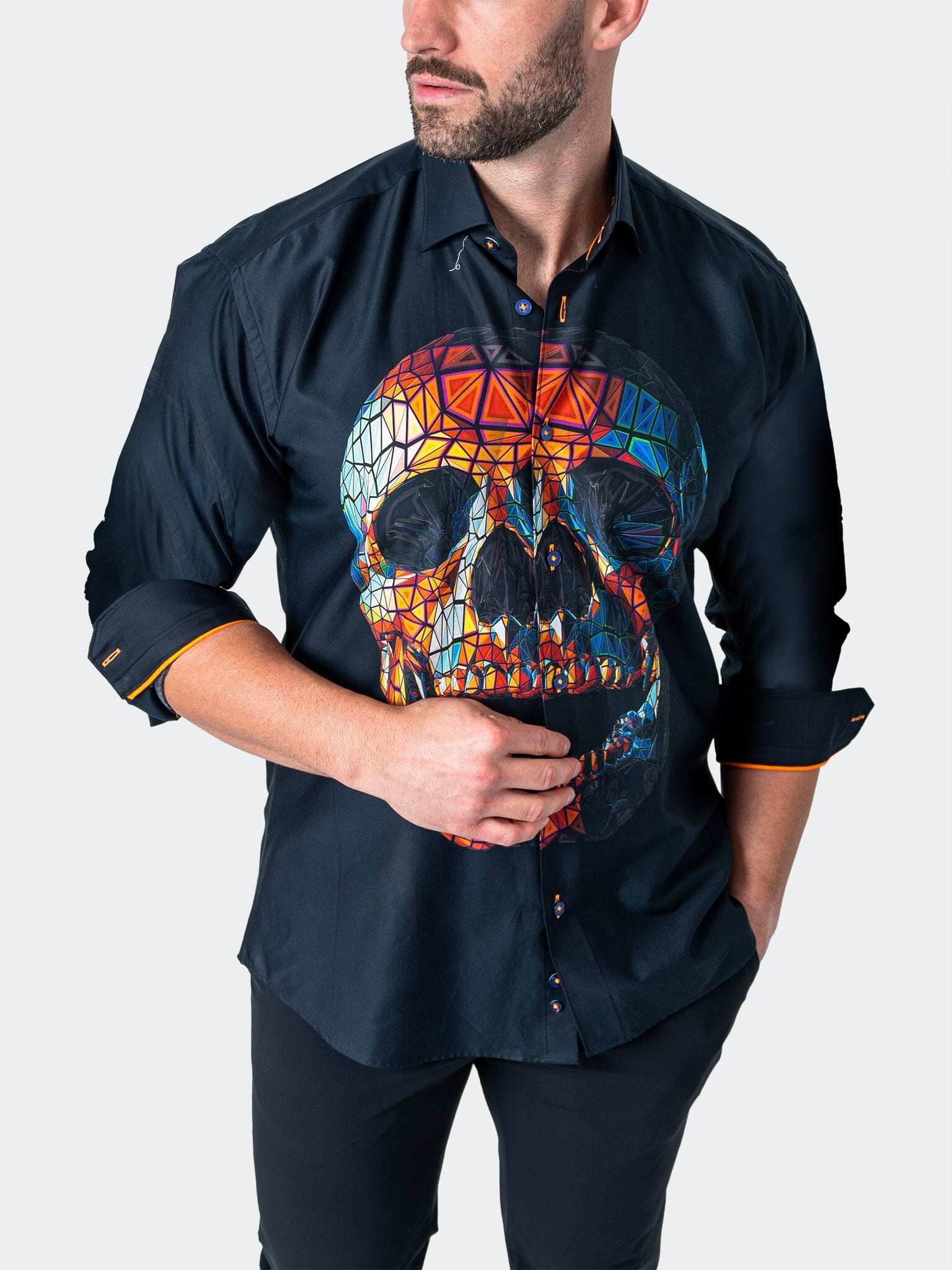 Fibonacci SkullPrizm Black Shirt