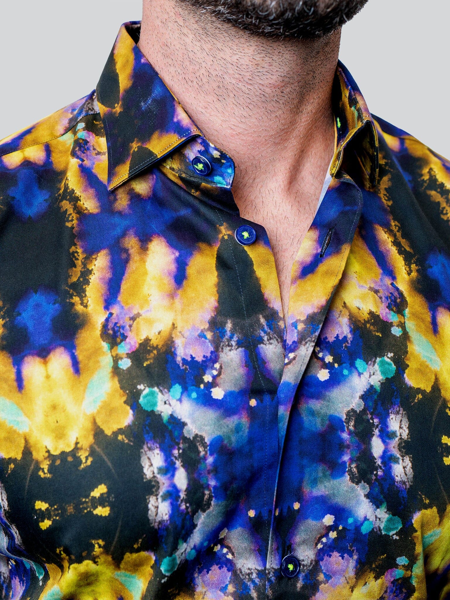 Fibonacci TieDye Trip Blue Shirt