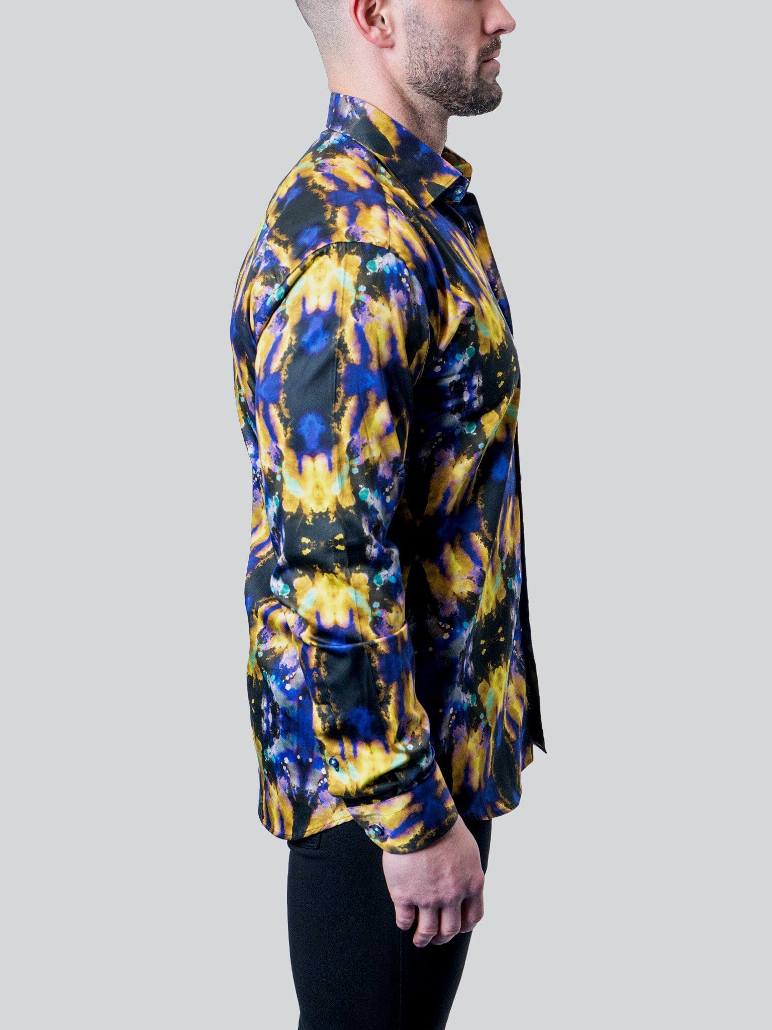 Fibonacci TieDye Trip Blue Shirt