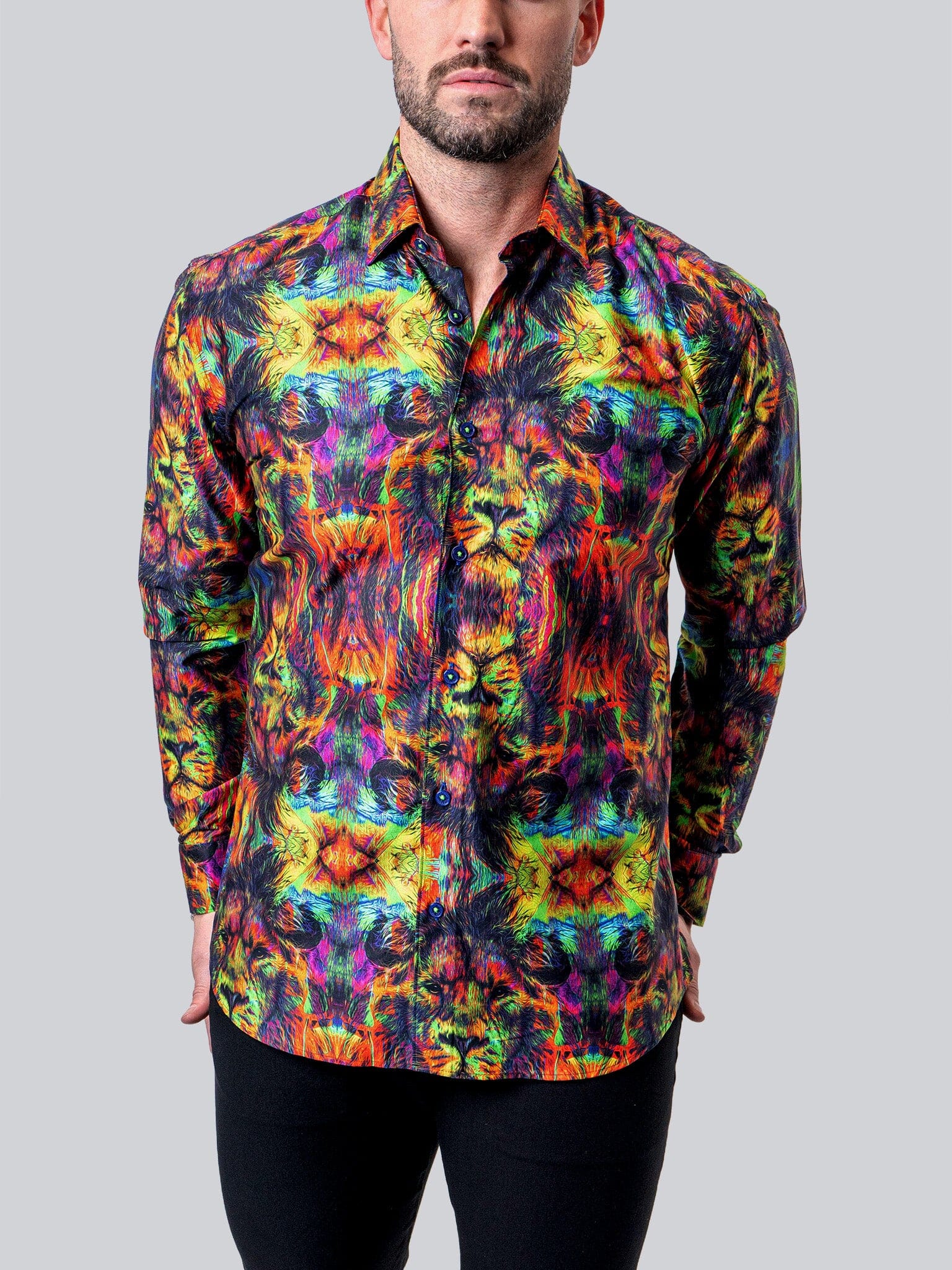 Fibonacci Trippy Lion Shirt