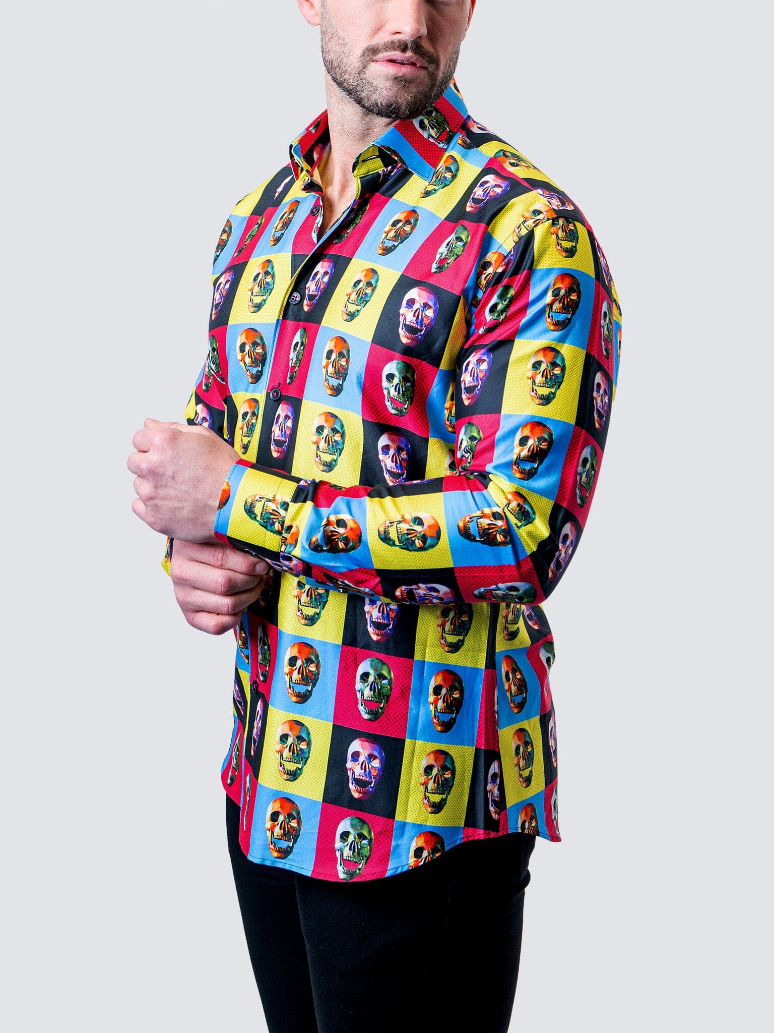 Fibonacci Warhol Skull Shirt