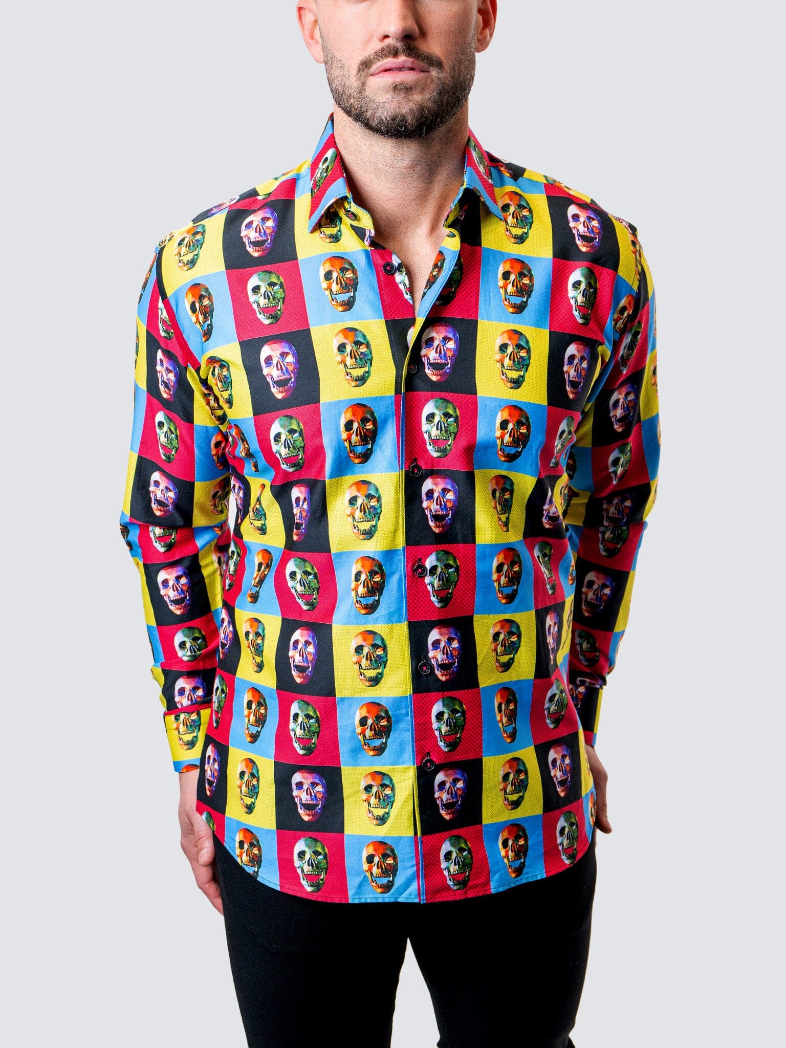 Fibonacci Warhol Skull Shirt