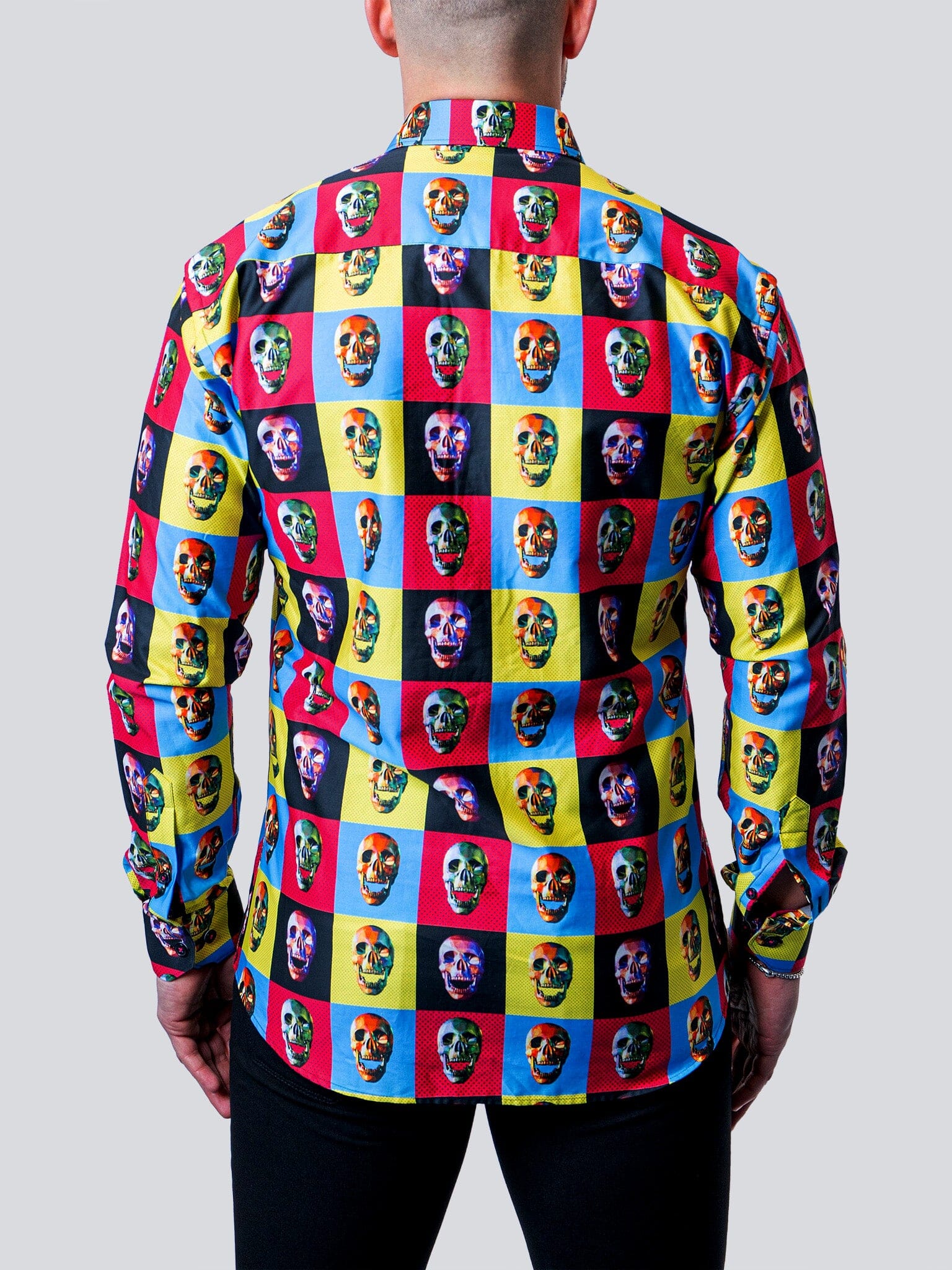 Fibonacci Warhol Skull Shirt