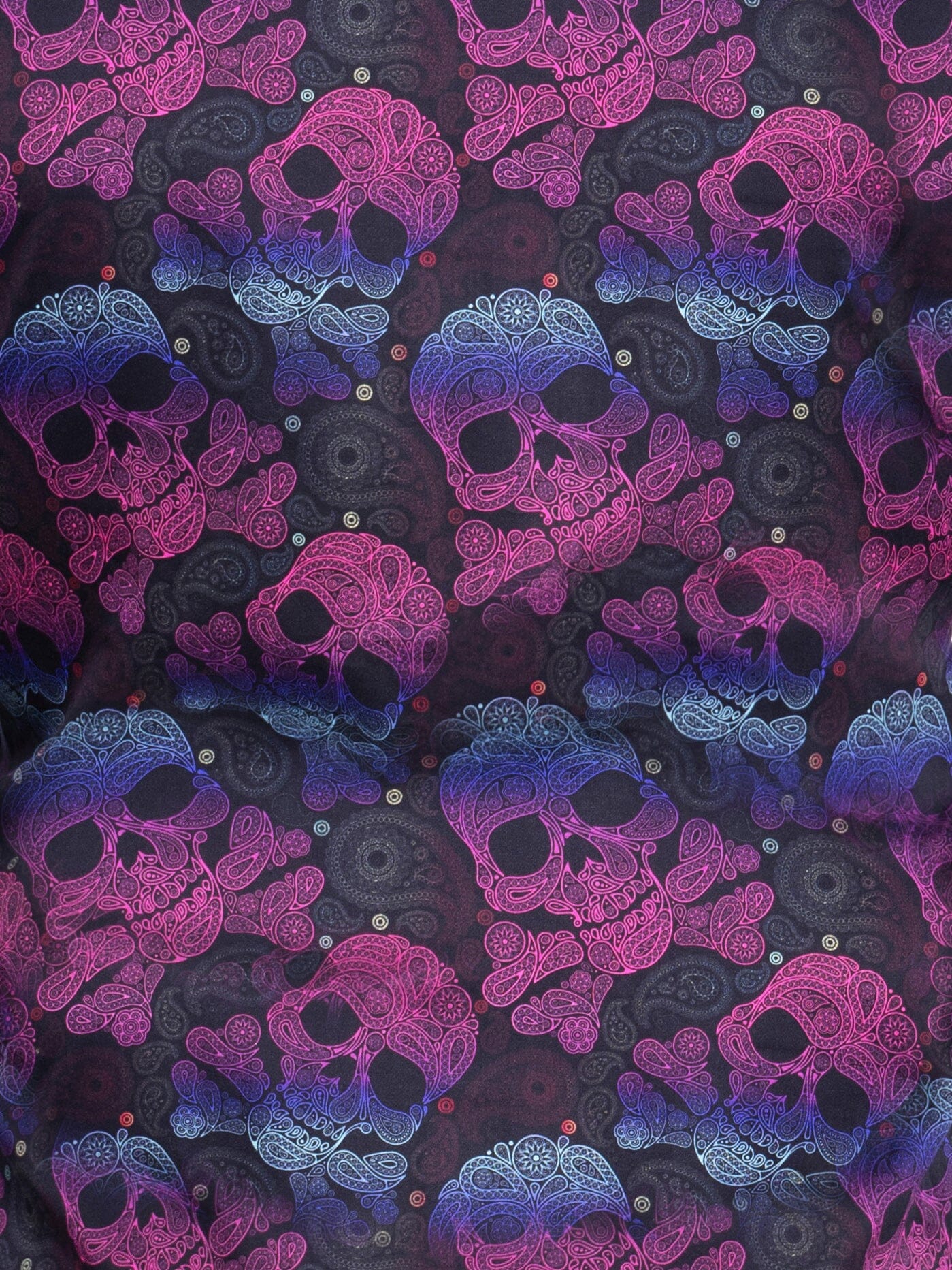 Fibonacci SkullPaisley Purple