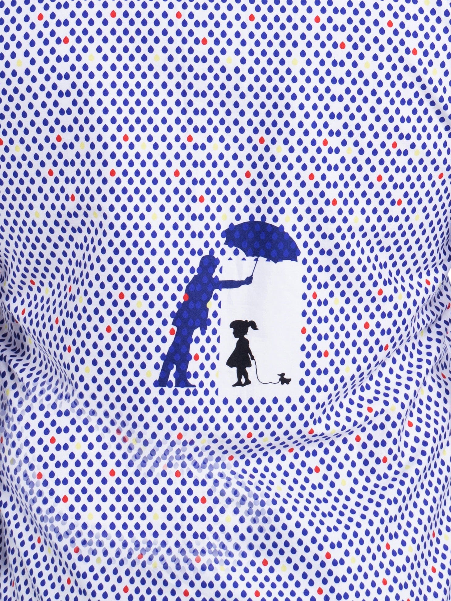 Fibonacci Umbrella Blue