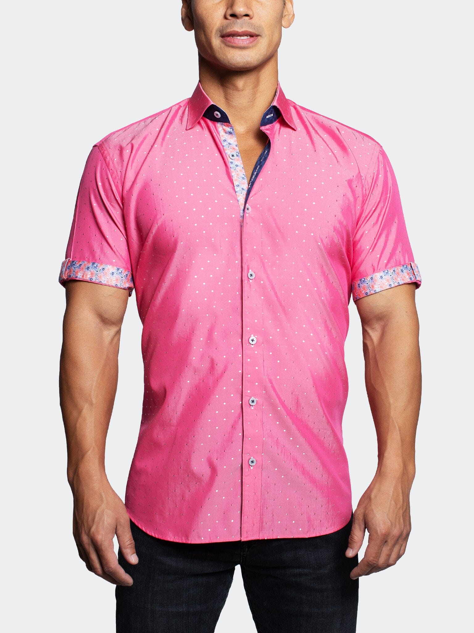 Perm Galileo SilverDot Pink Shirt