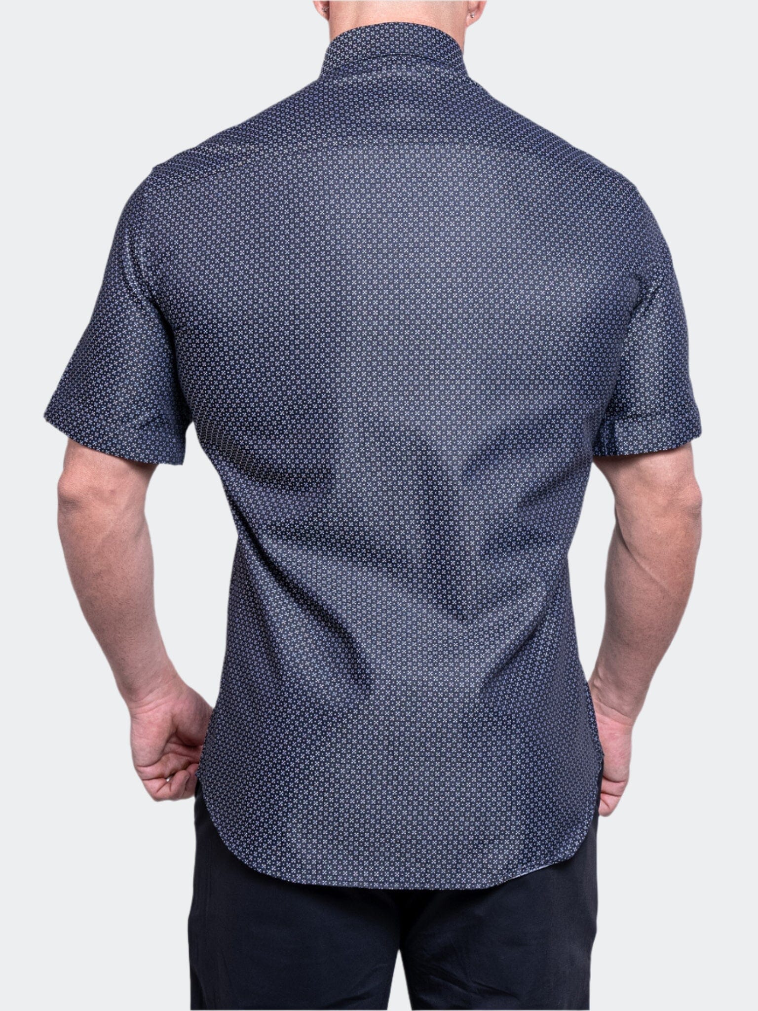 Galileo Black Micro-Dot Shirt