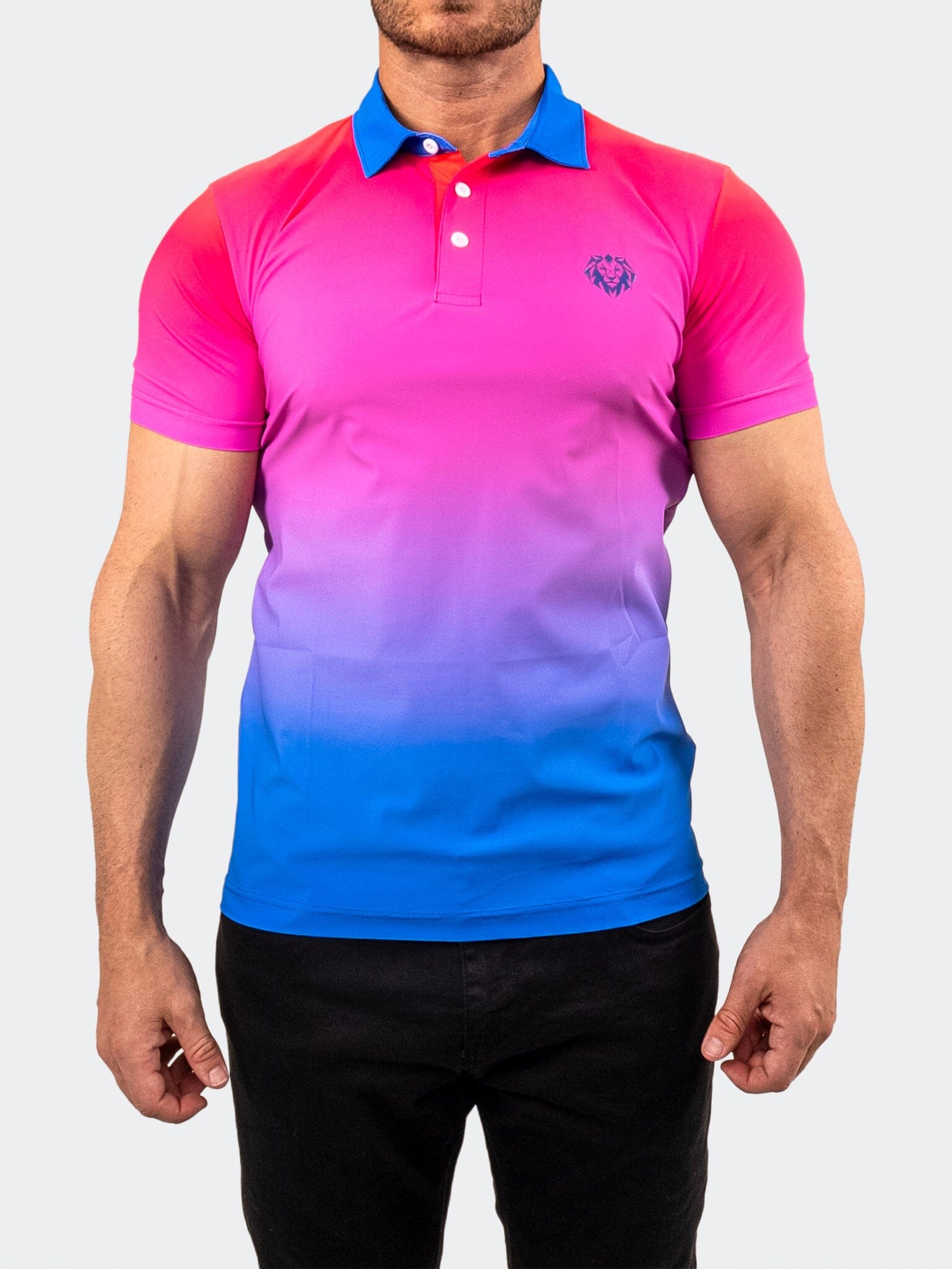 Golf Polo Ascension0003 Blue