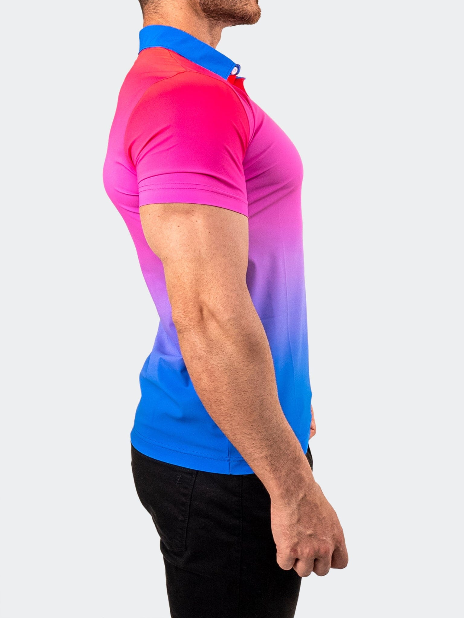 Golf Polo Ascension0003 Blue