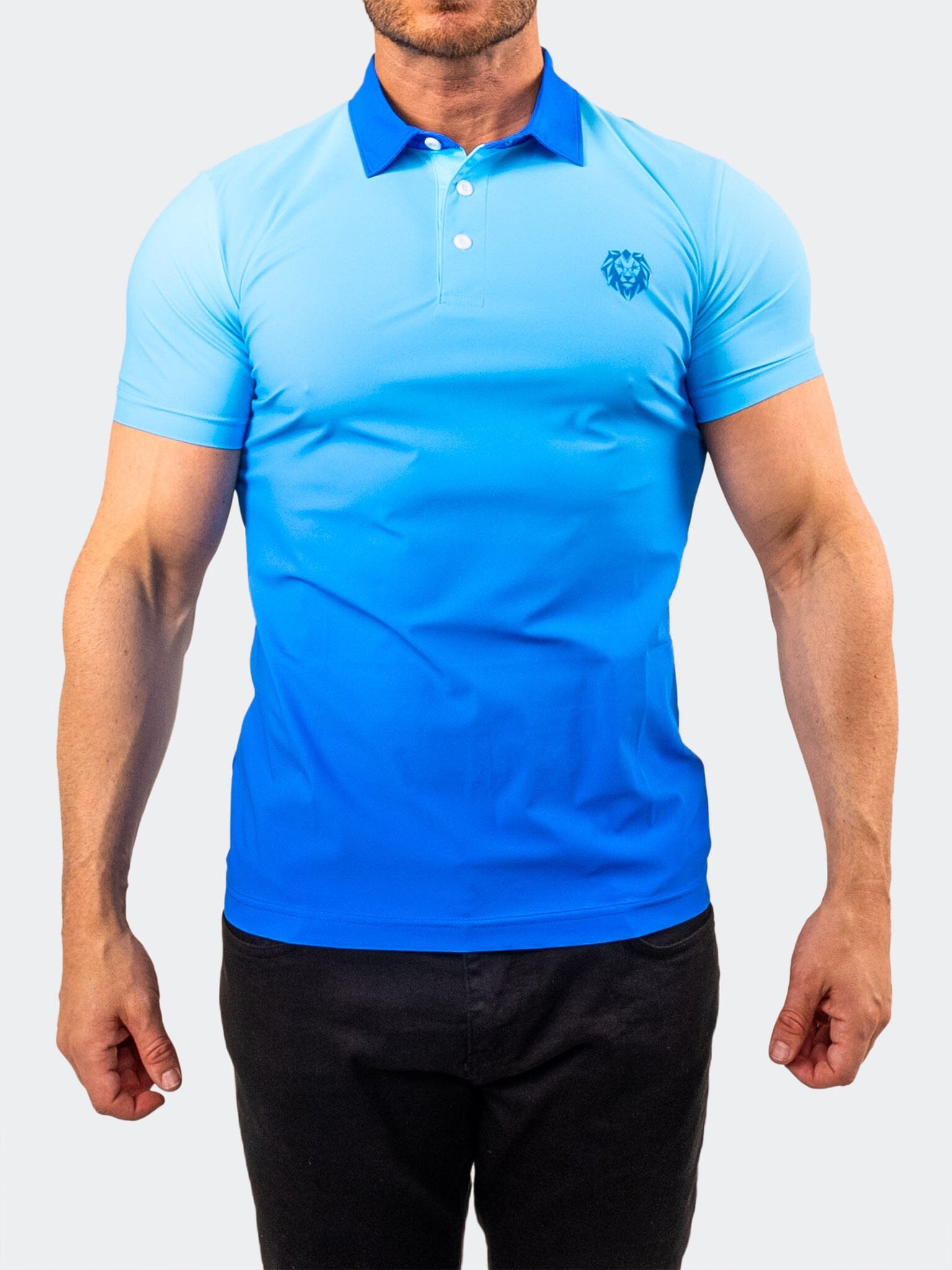 Golf Polo Ascension0004 Blue