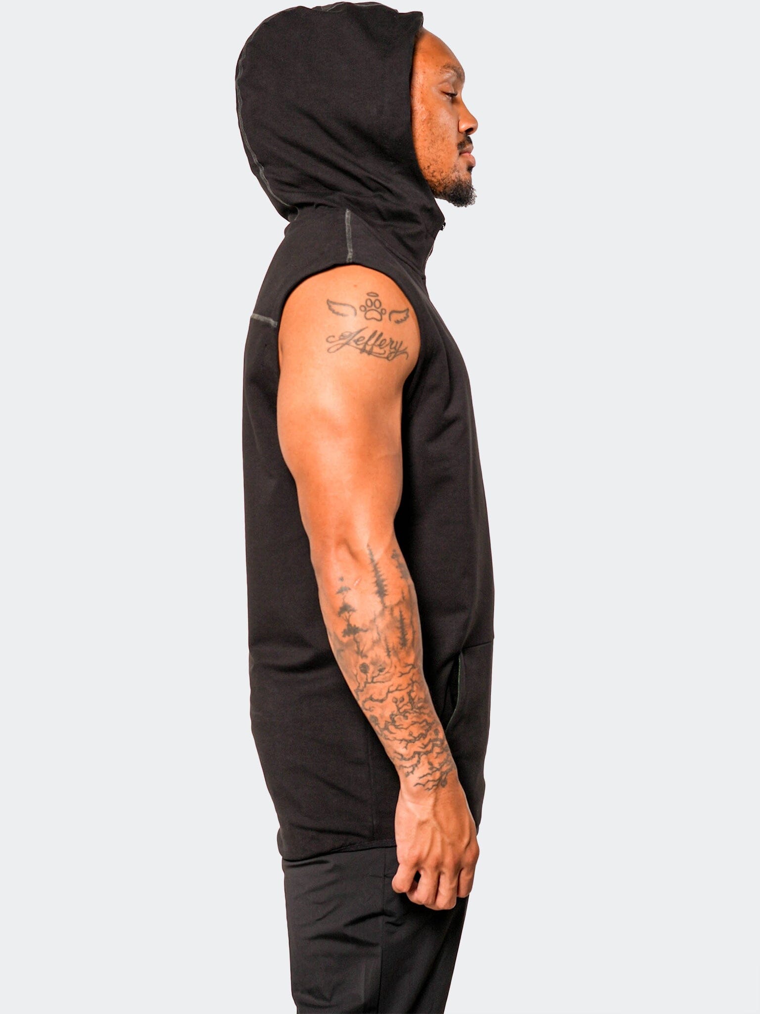 Golf Sleeveless Black Vest