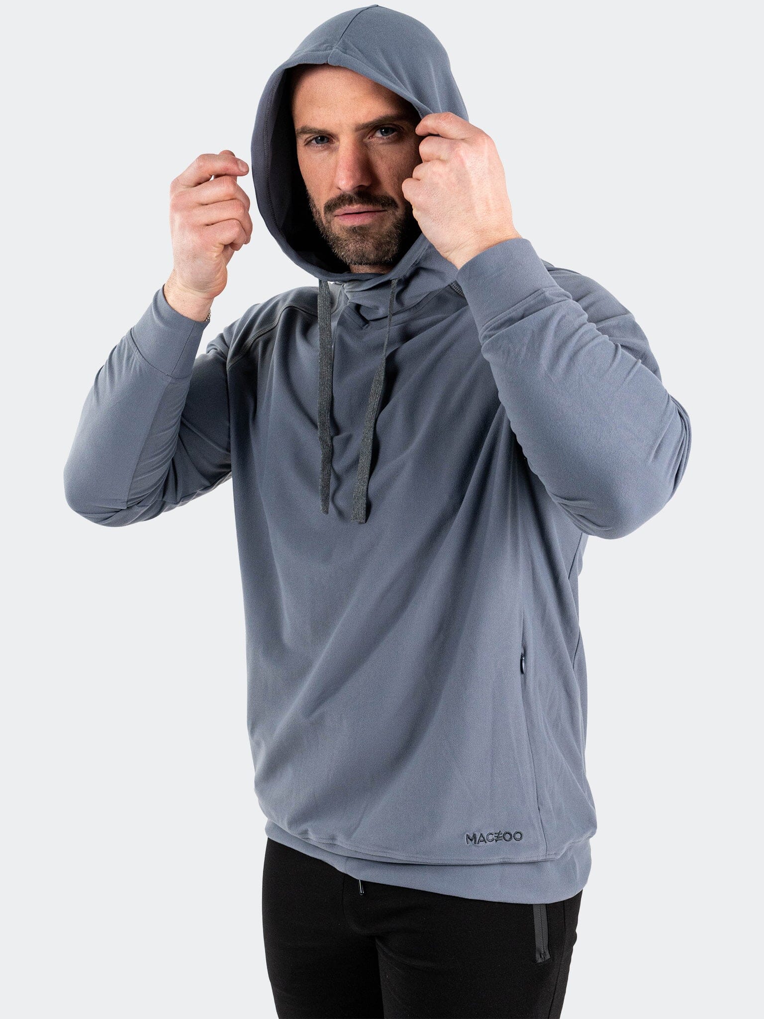 Acciaio Grey Hoodie